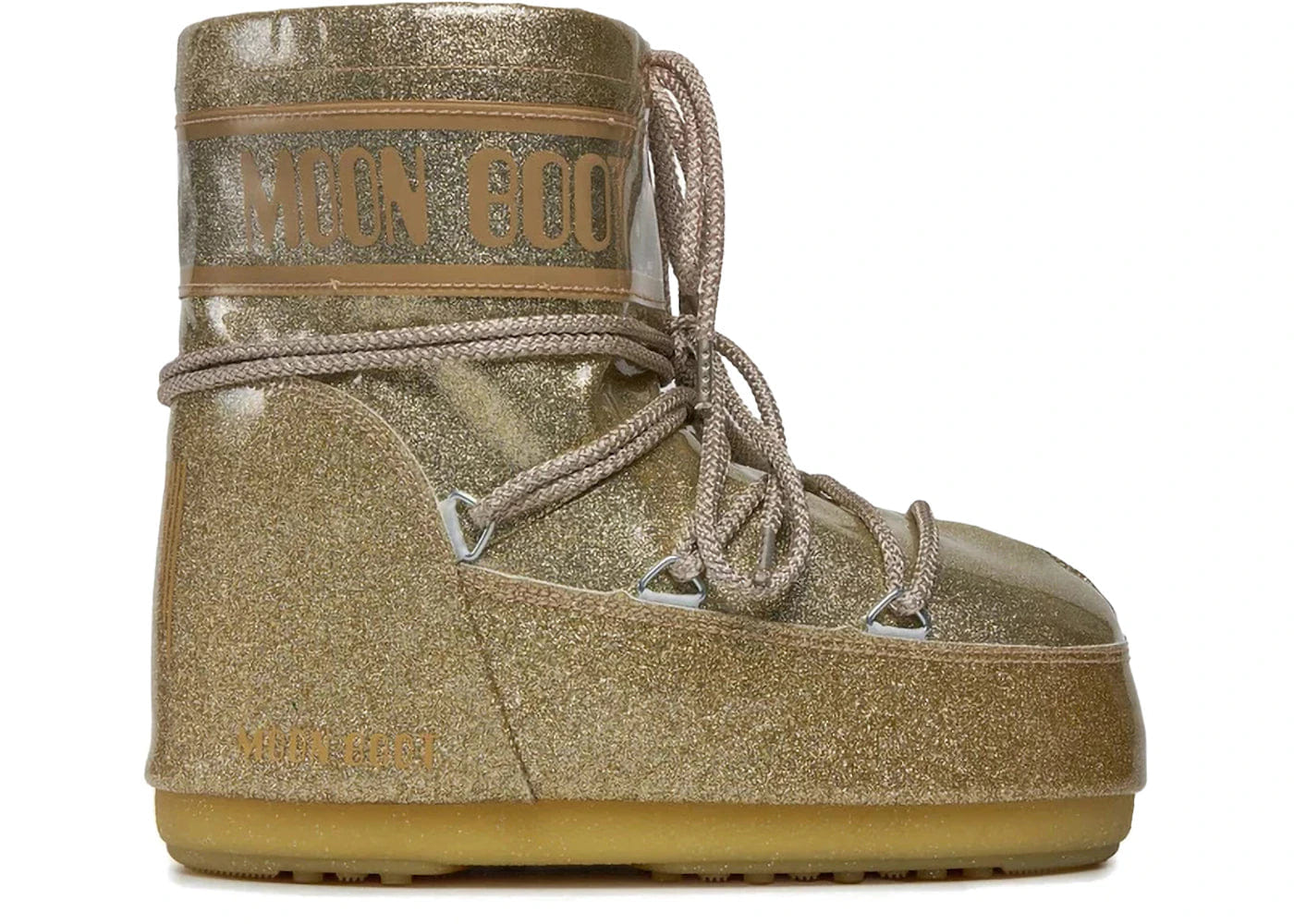 Moon Boot Icon Glitter Low Boot Gold