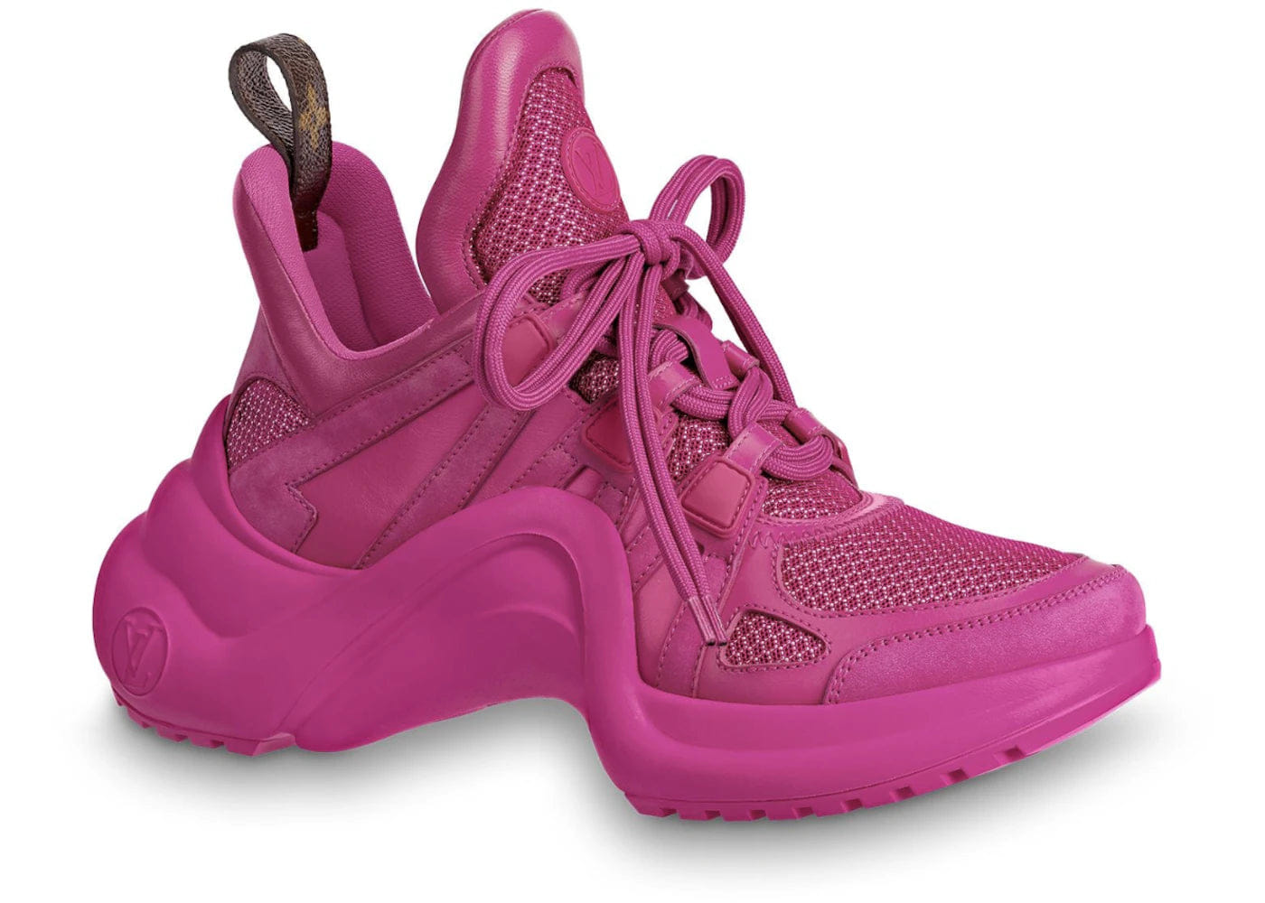 Louis Vuitton Arclight Trainer Rose Pop Womens