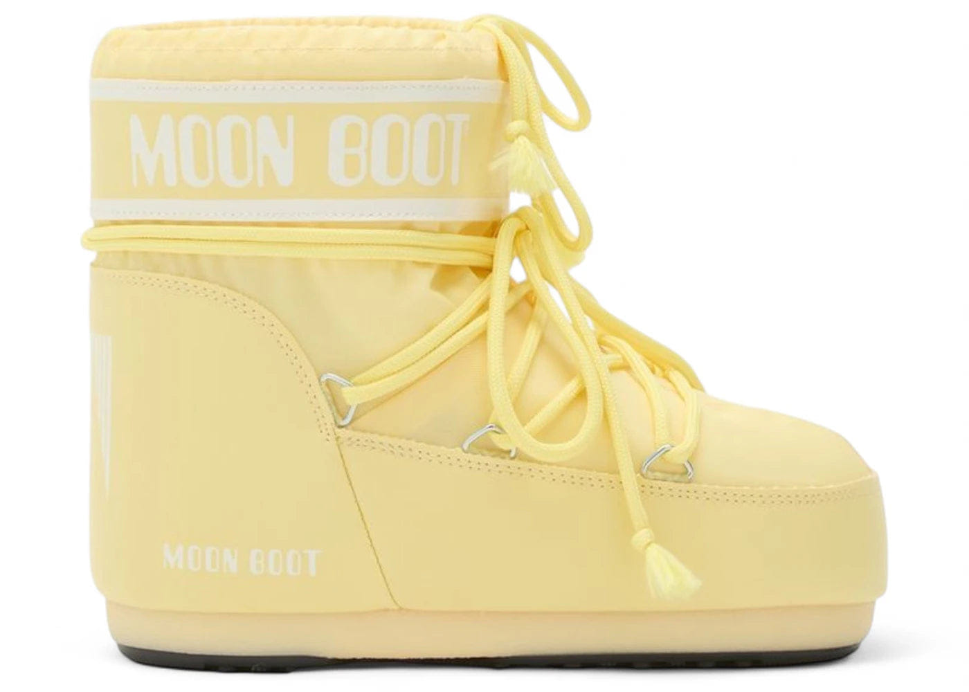 Moon Boot Icon Low Nylon Light Yellow Womens