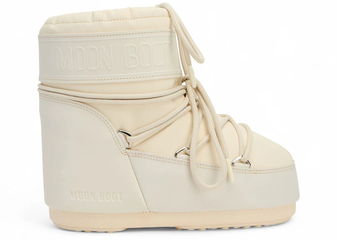 Moon Boot Icon Low Rubber Cream Womens
