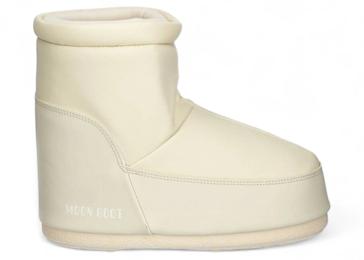 Moon Boot Icon Rubber No Lace Cream Womens