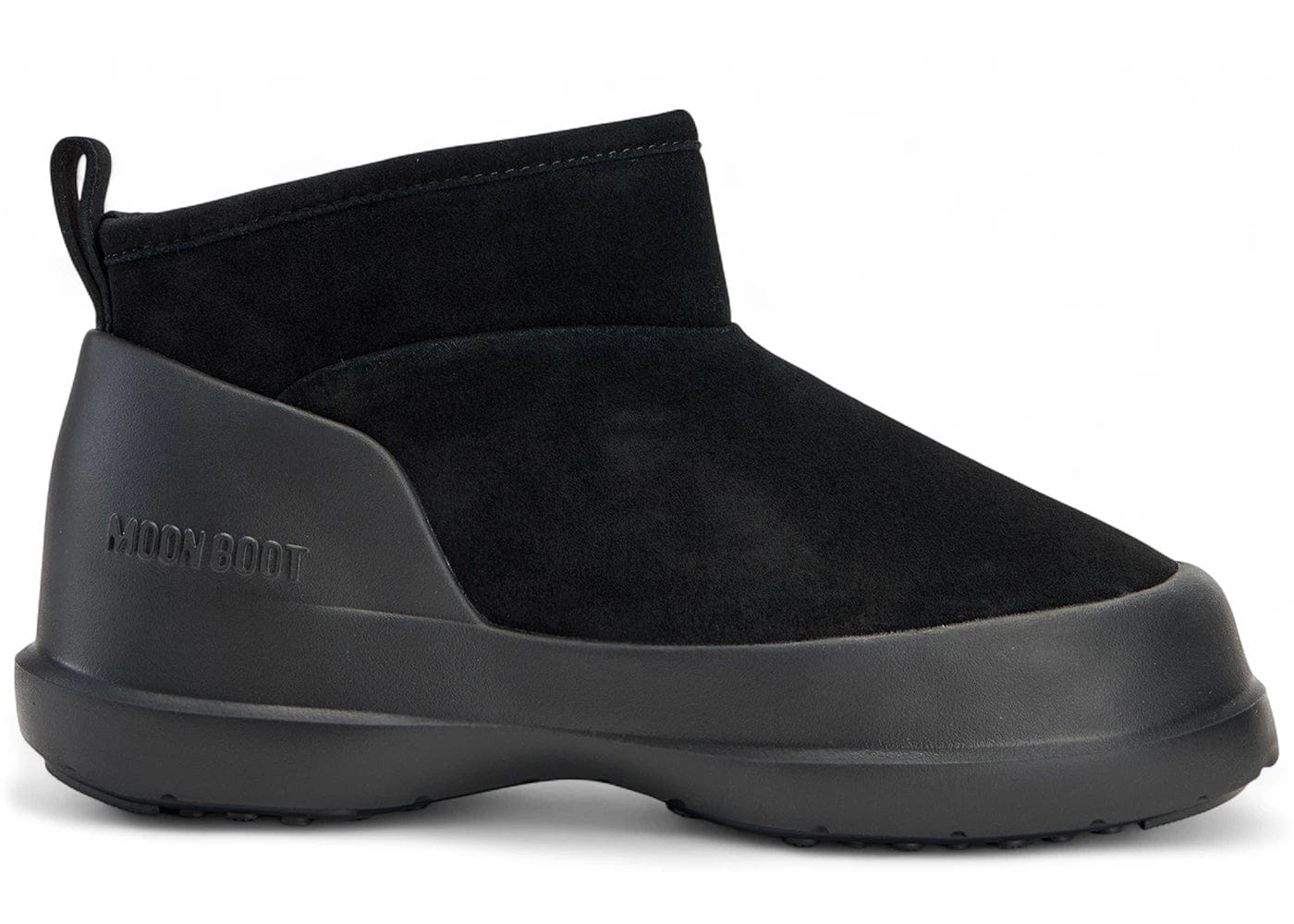 Moon Boot Luna Low Boot Suede Black Womens