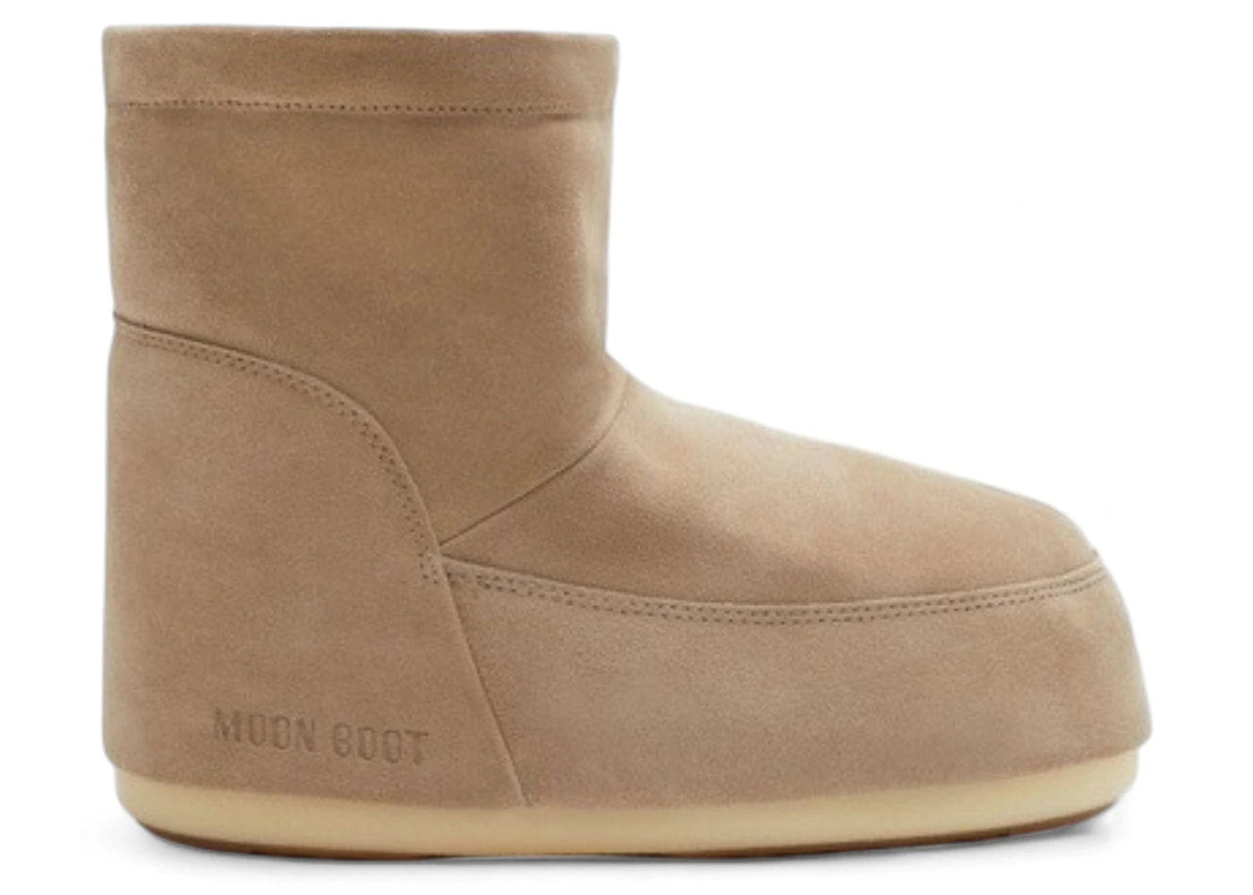Moon Boot No Lace Suede Boot Cognac Womens