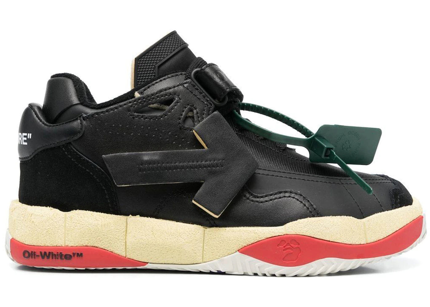 Off-White Low Top Puzzle Couture Black Red