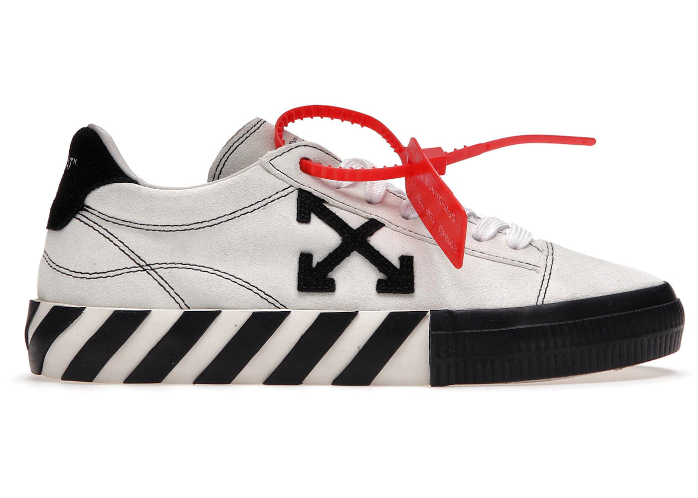 Off-White Low Vulc White Black Womens