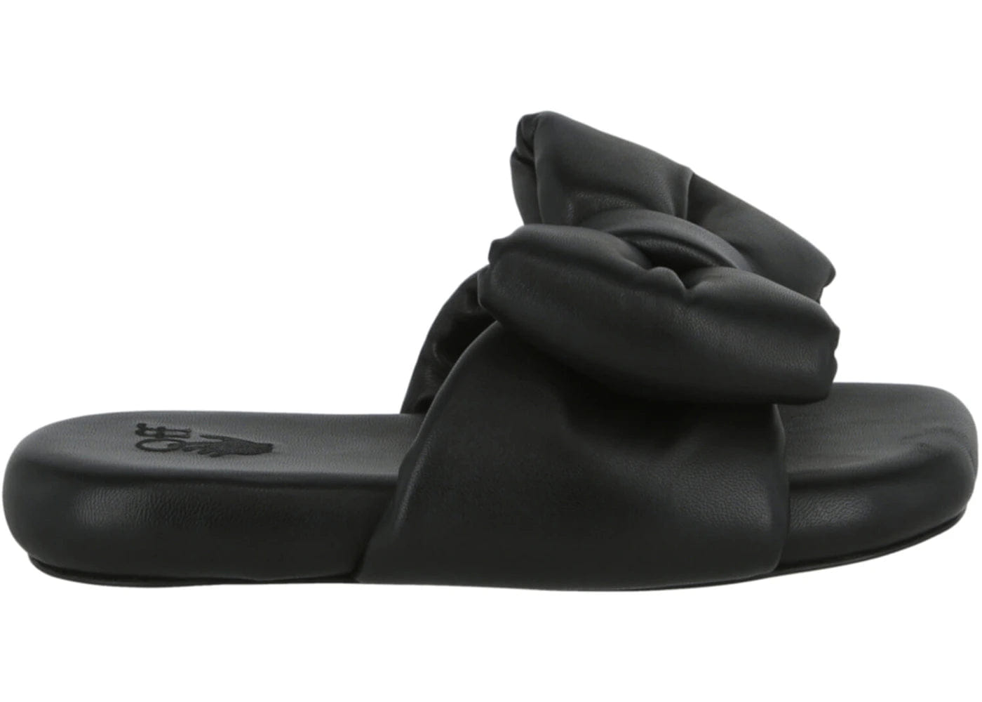 Off-White Nappa Extra Padded Slipper Black Womens