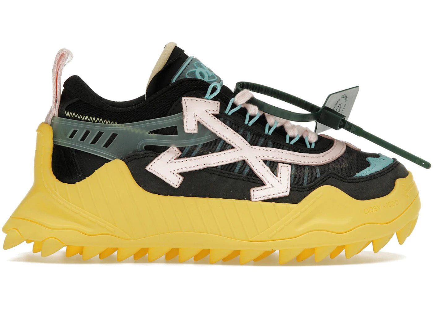Off-White Odsy-1000 Black Yellow Pink Womens