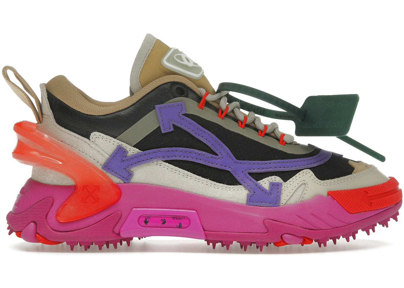Off-White Odsy-2000 Beige Purple Womens