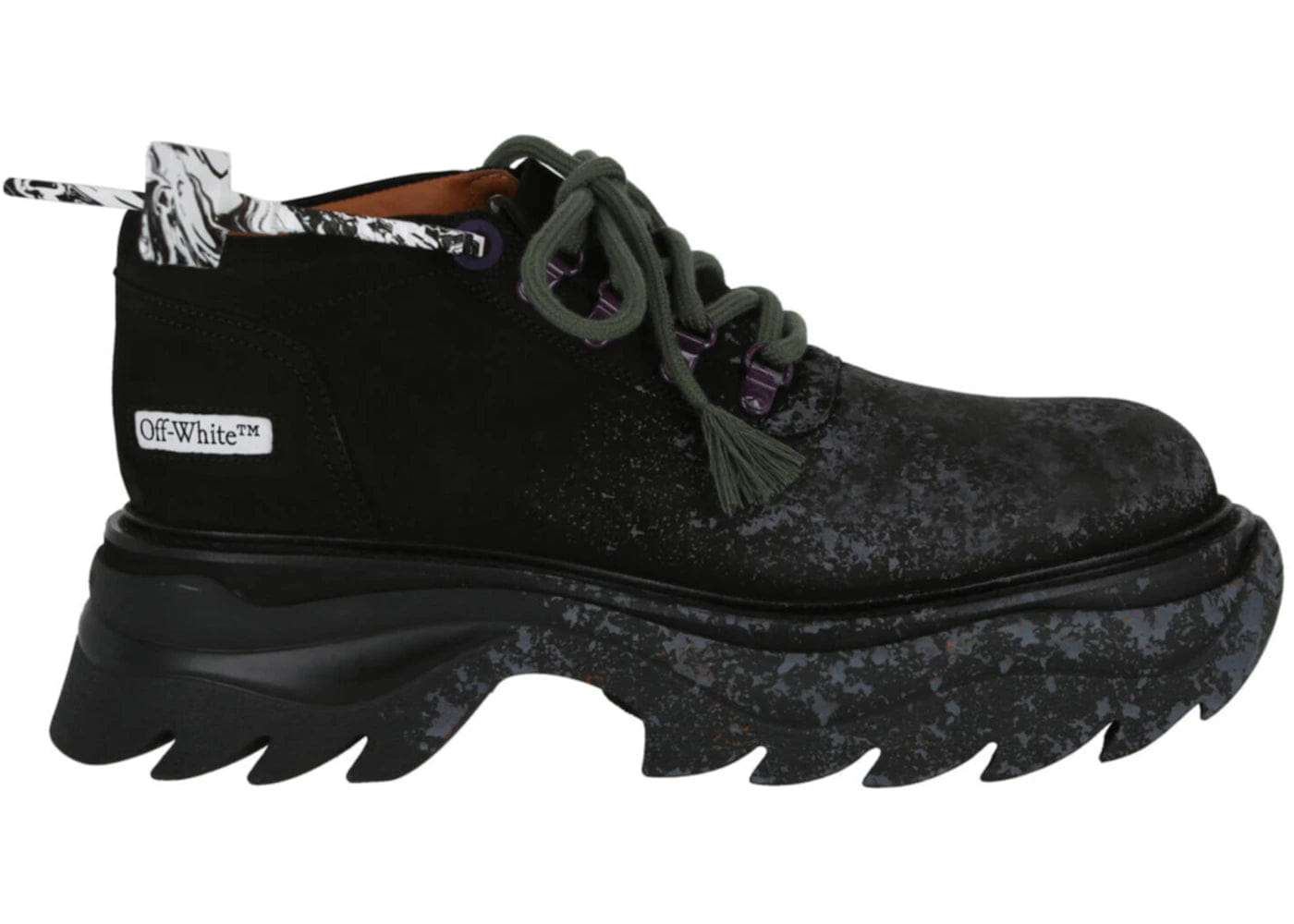 Off-White Rigid Sole Sneaker Black Grey