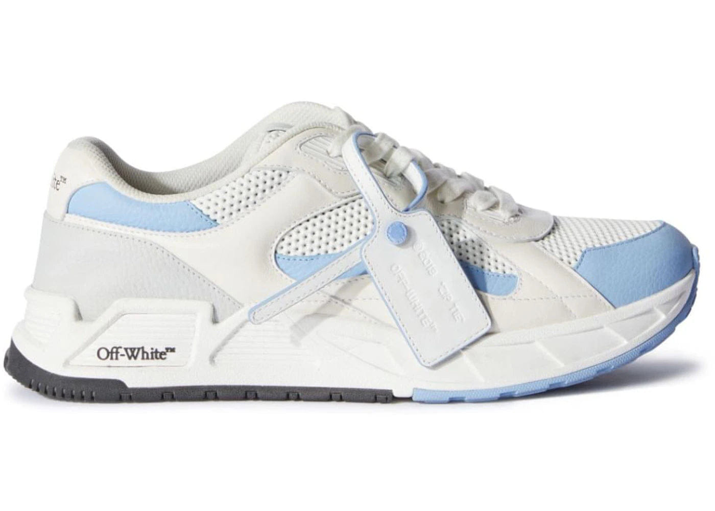 Off-White Runner B White Light Blue Womens