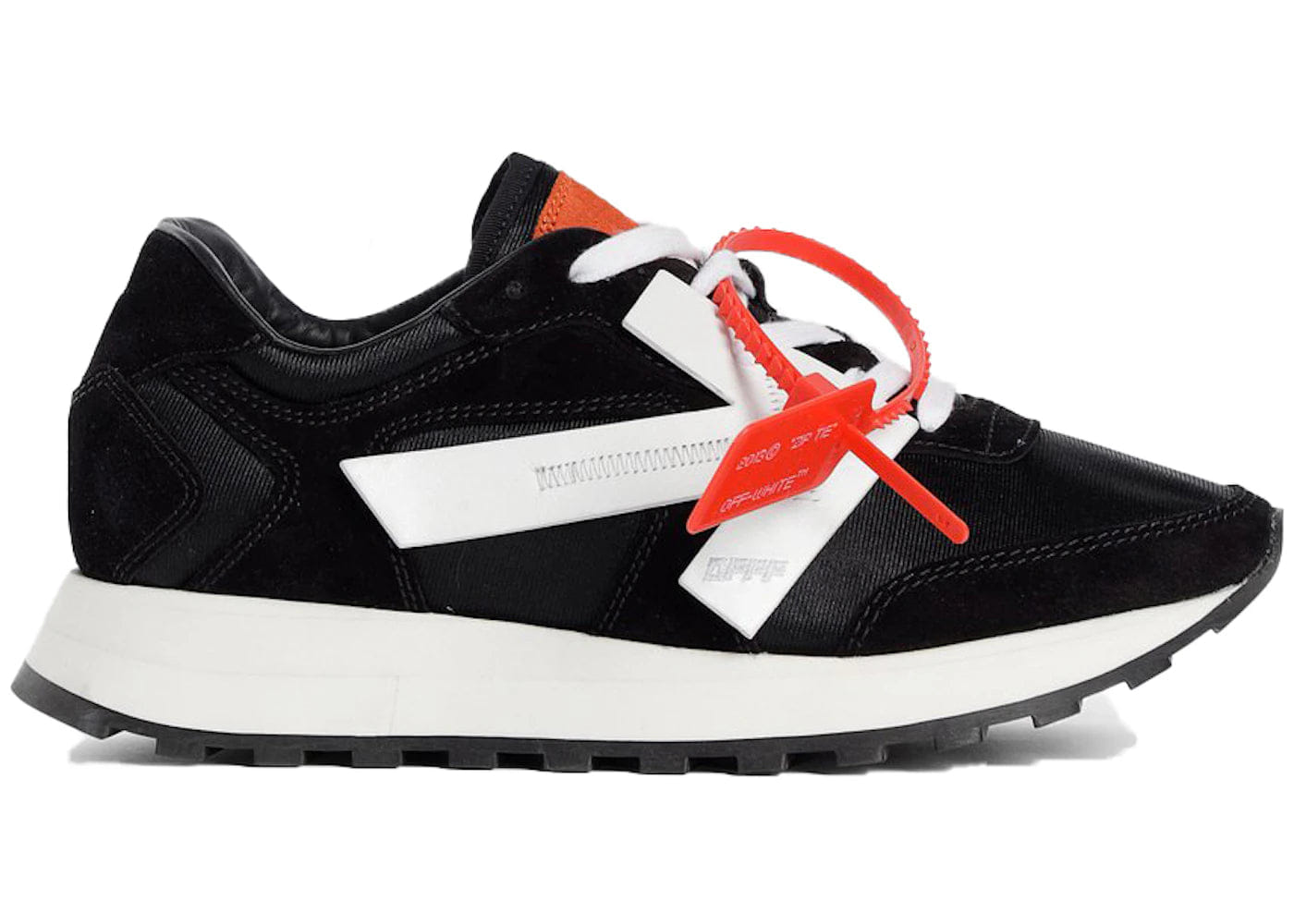 Off-White Suede Runner Black Womens