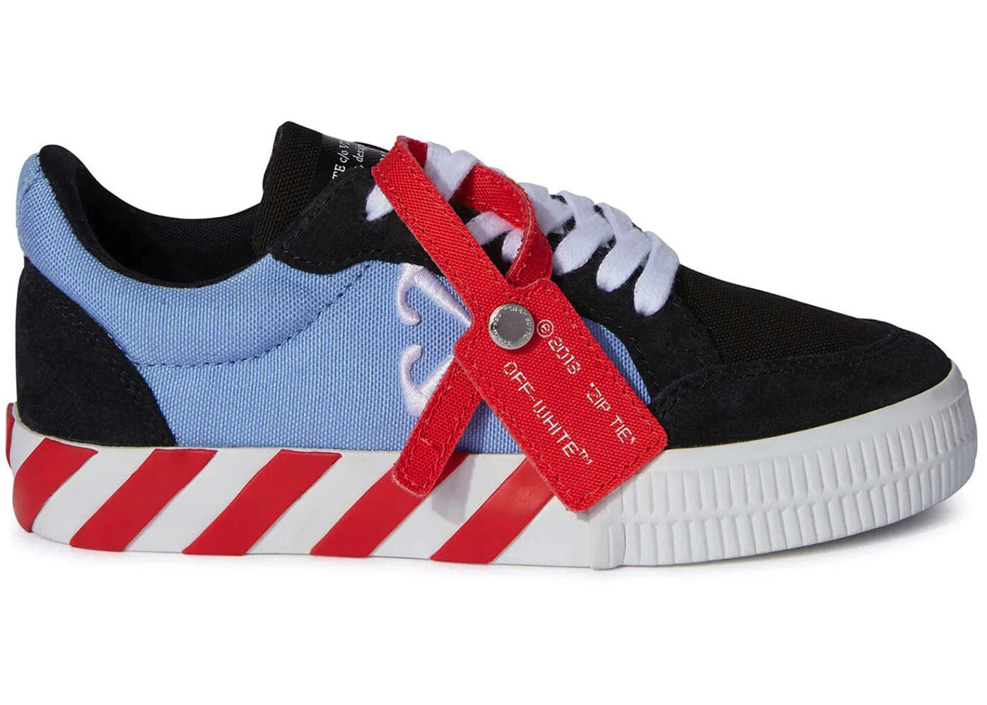 Off-White Vulc Low Black Light Blue Kids