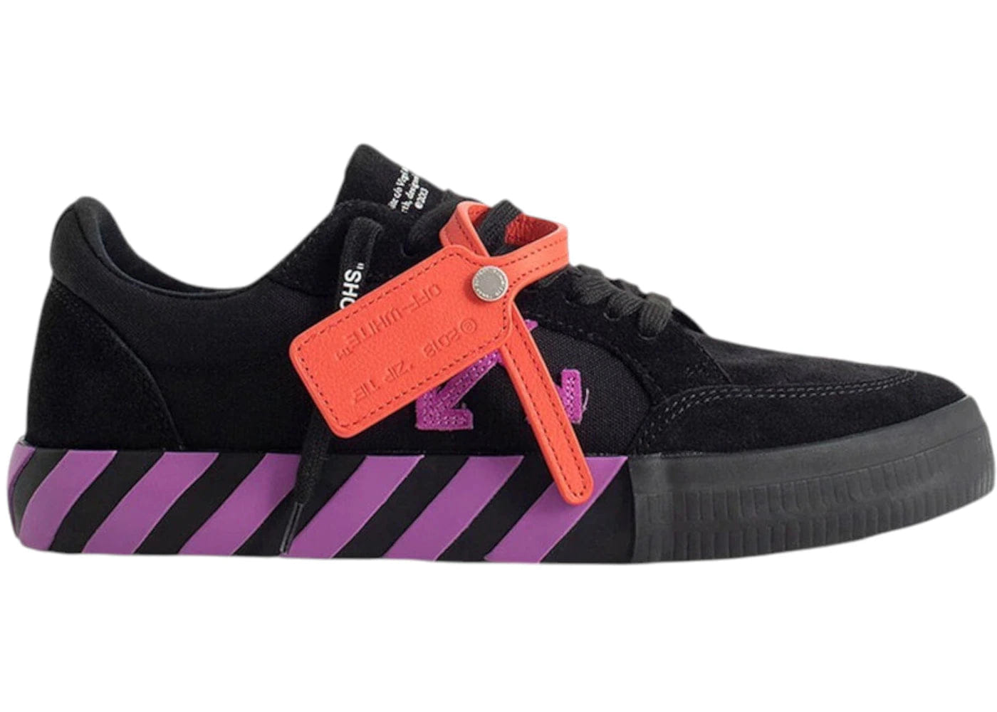 Off-White Vulc Low Black Orchid