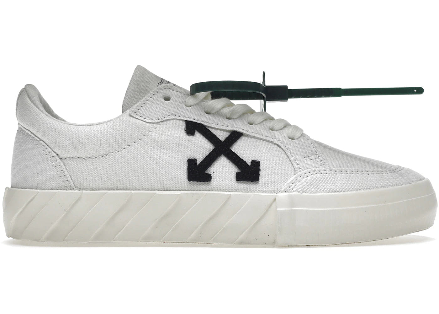 Off-White Vulc Low Canvas White Black Womens Ss22