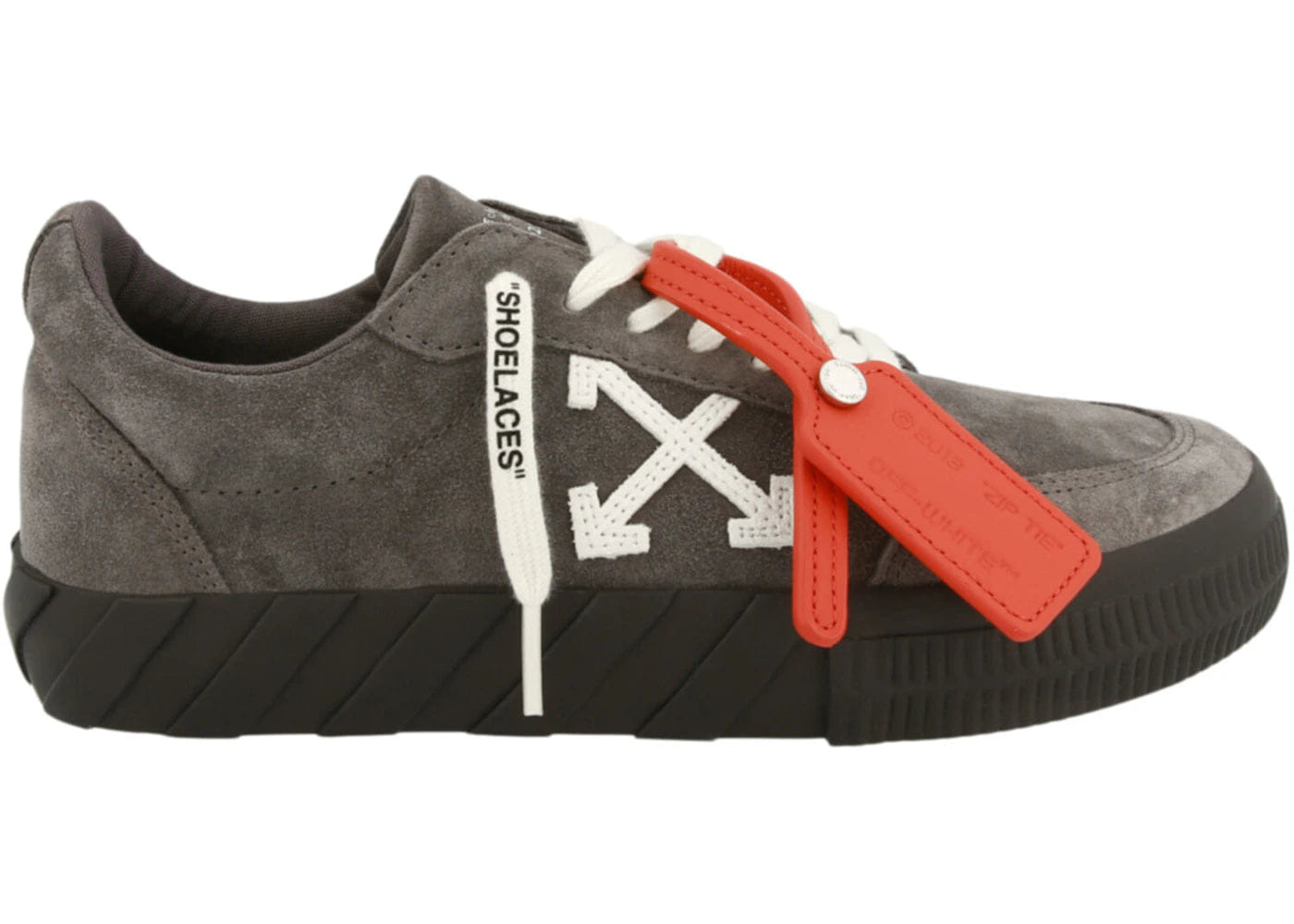 Off-White Vulc Low Grey Suede