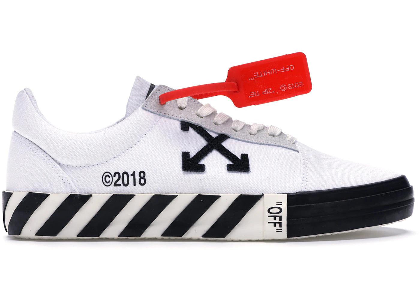 Off-White Vulc Low White Updated Stripes