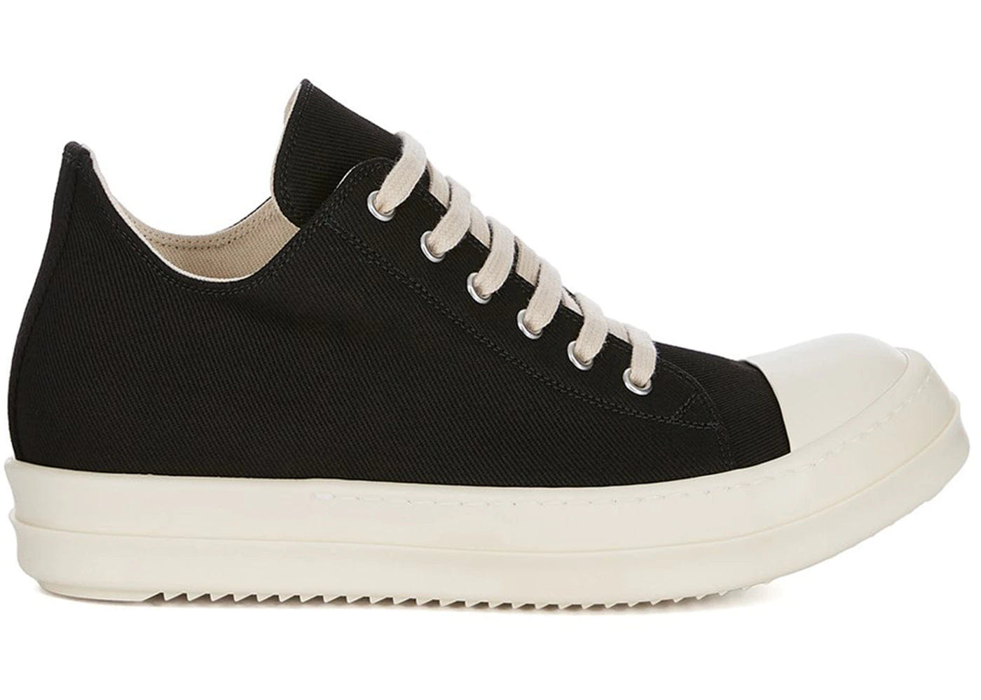 Rick Owens Drkshdw Low Sneaks Black Milk Womens