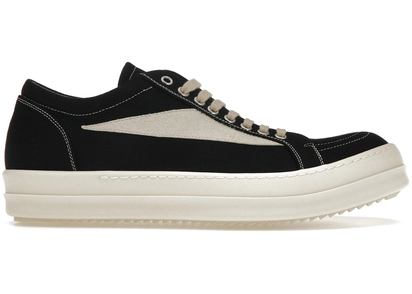 Rick Owens Drkshdw Vintage Sneaks Black Milk