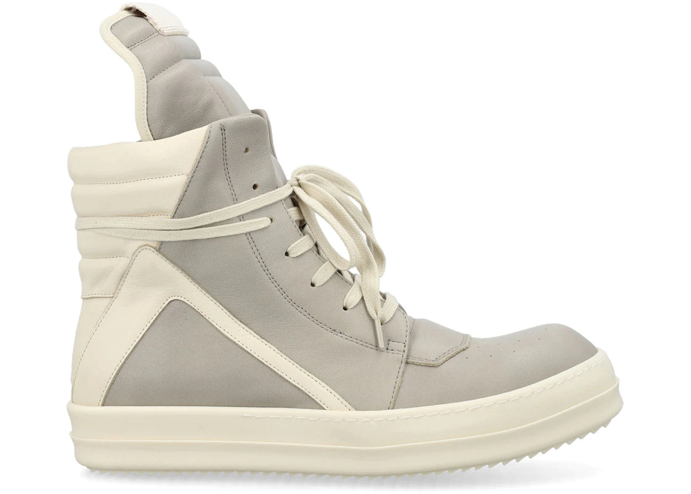 Rick Owens Lido Geobasket Pearl Milk