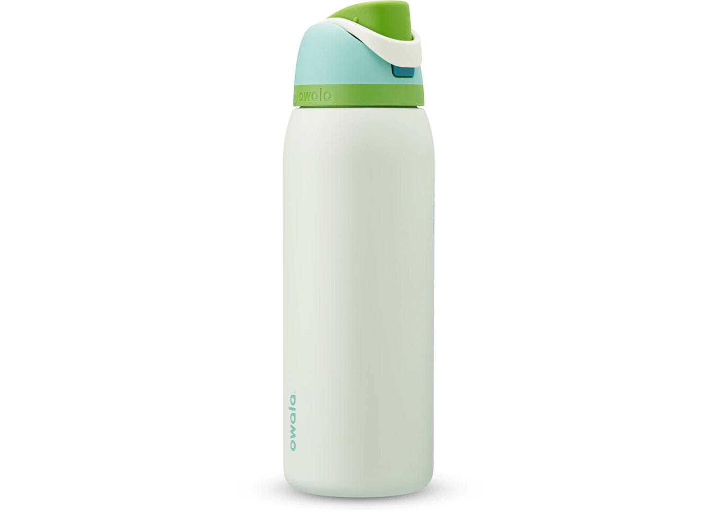 Owala Spearmint Freesip 40 oz Water Bottle White