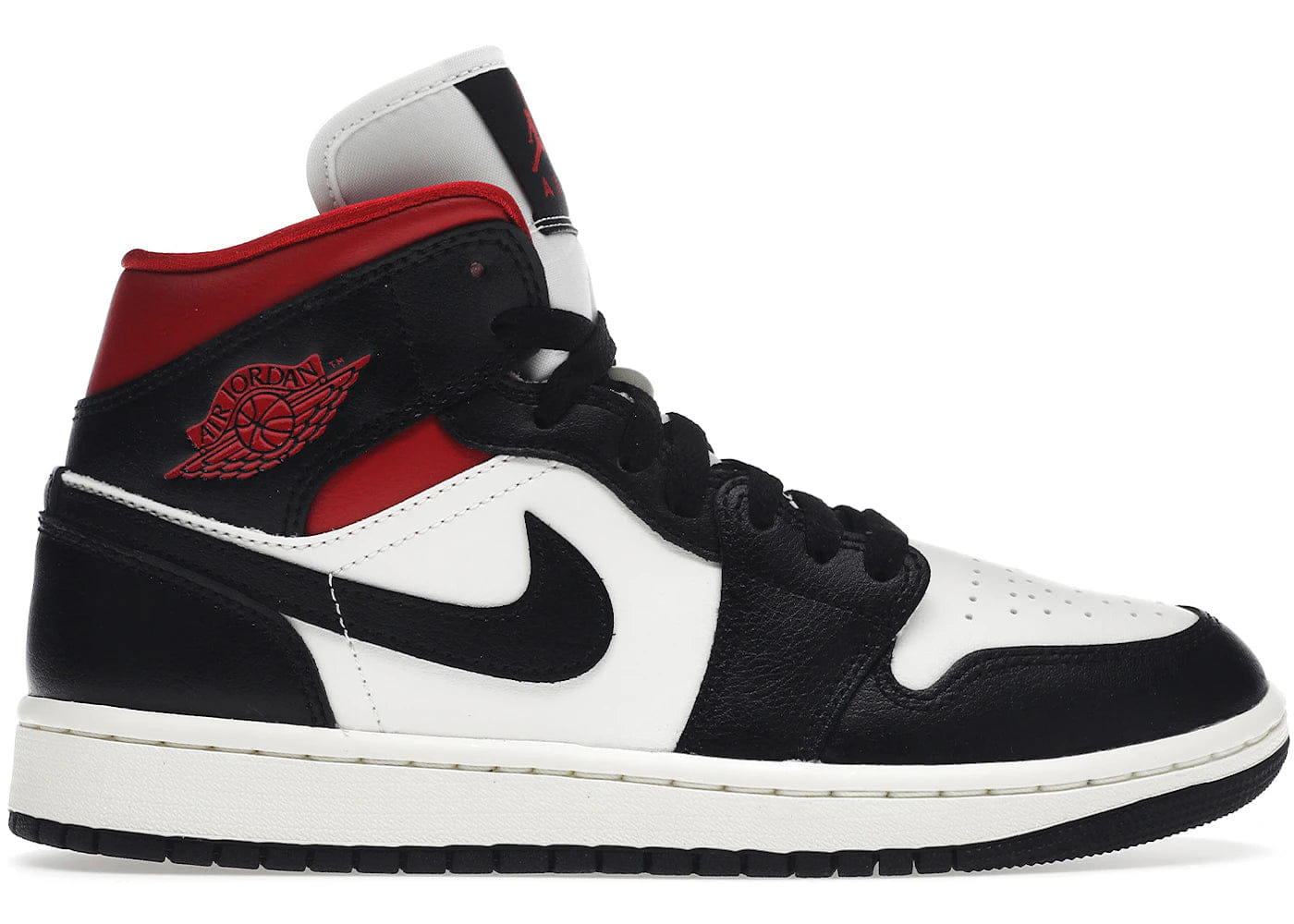 Jordan 1 Mid Gym Red Panda Womens