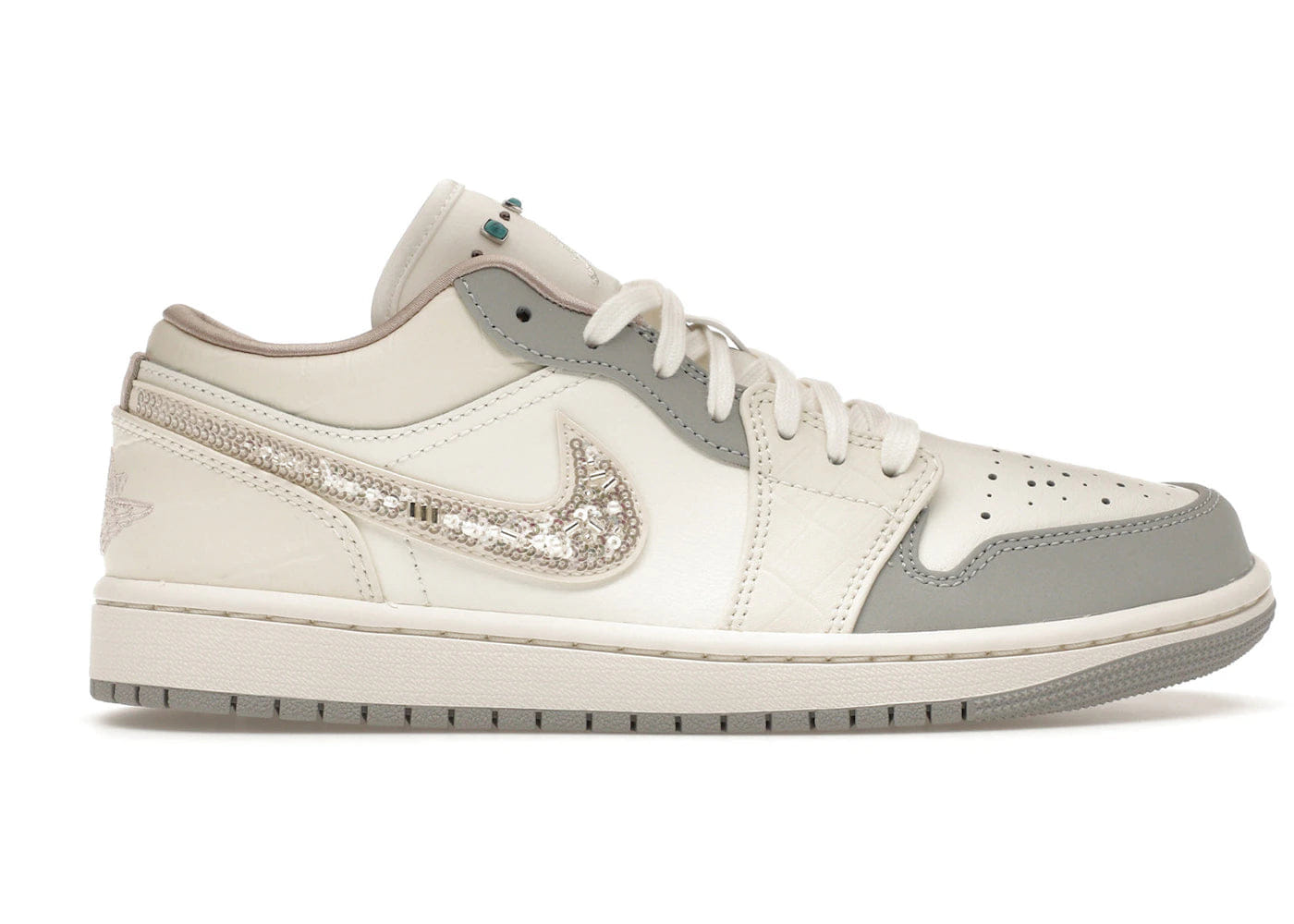 Jordan 1 Low Sail Soft Pearl Womens