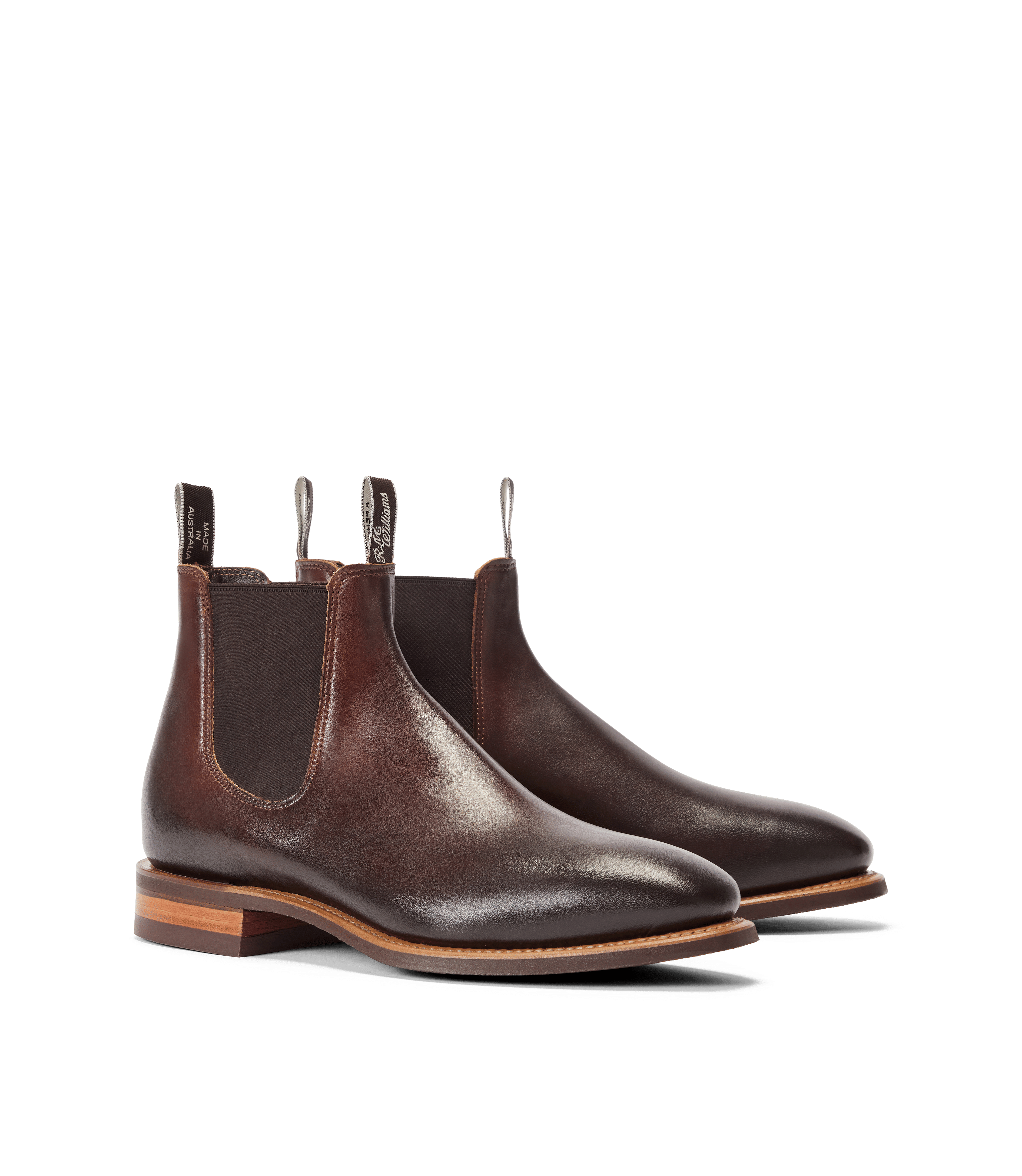Craftsman boot bordeaux burnished leather