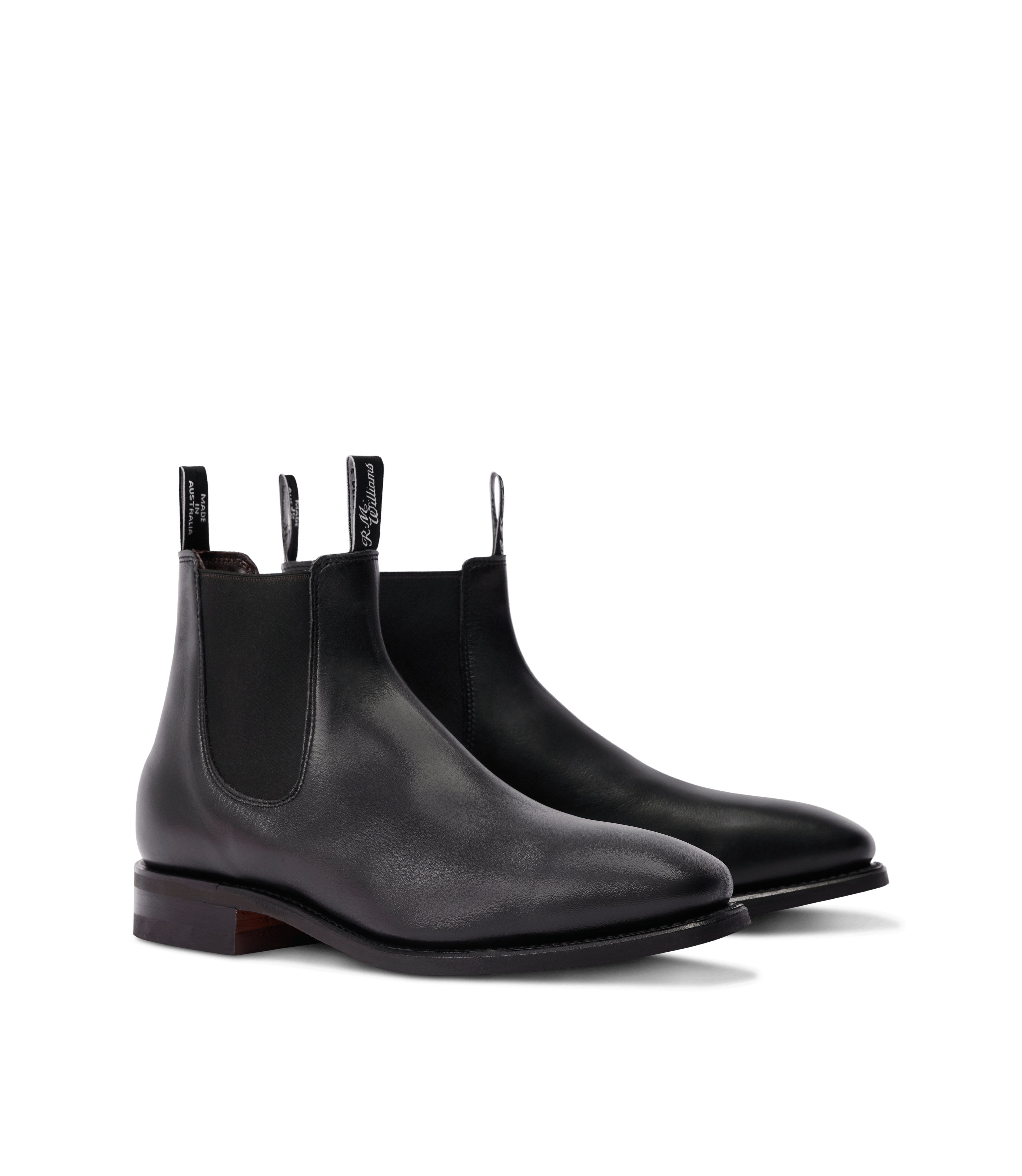 Craftsman boot black yearling leather