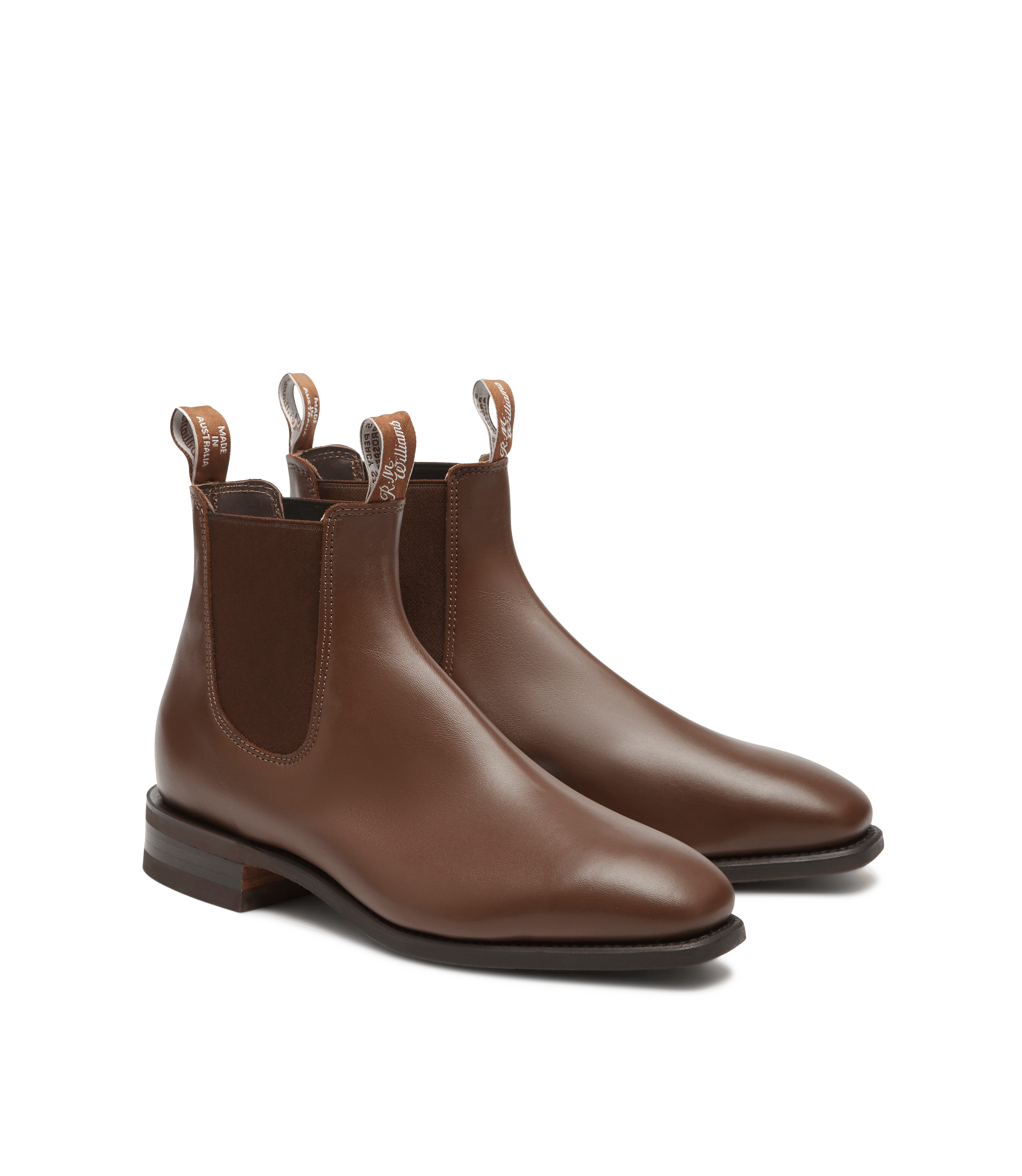 Craftsman boot dark tan yearling leather