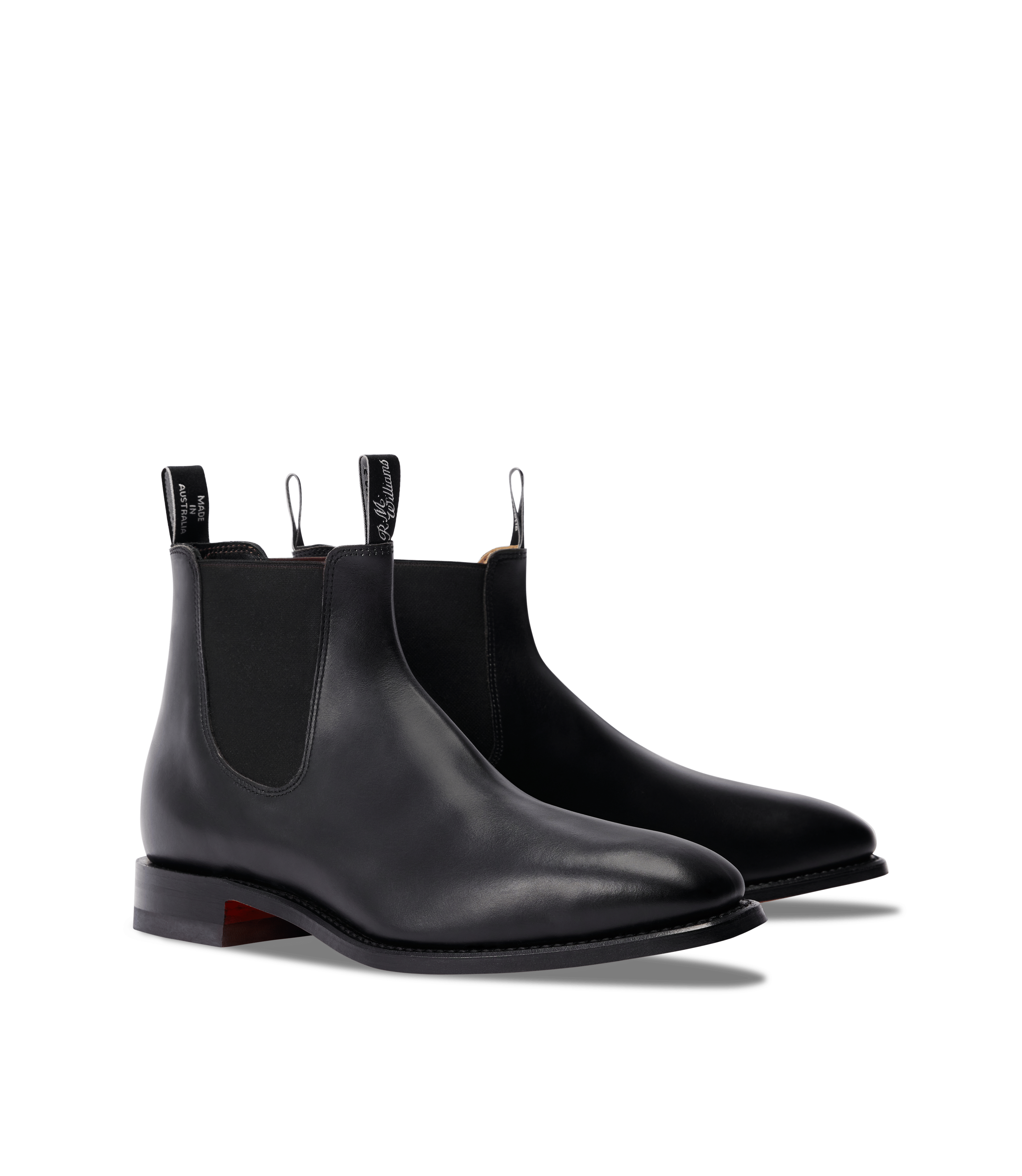 Signature Craftsman boot black veal calf leather