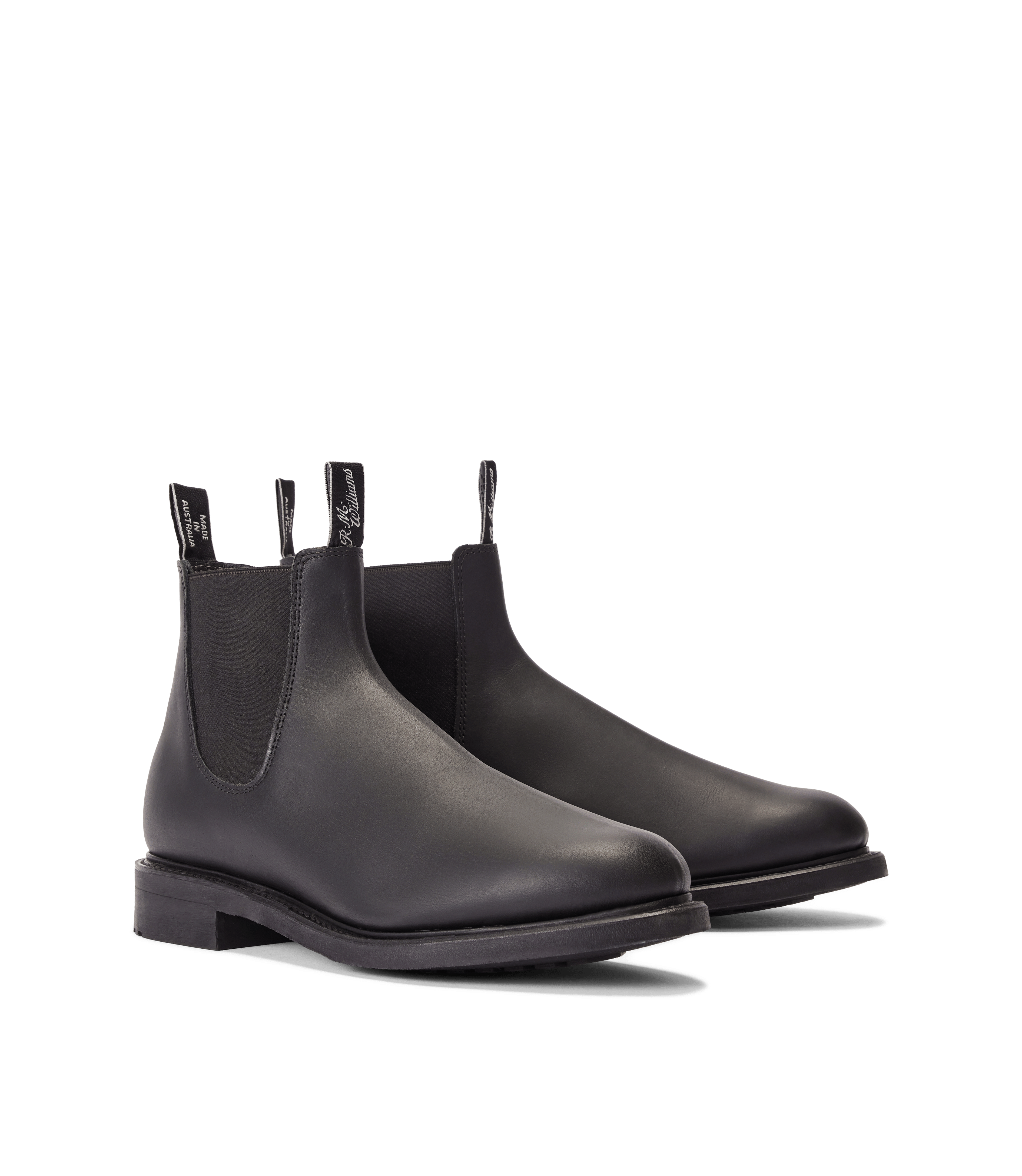 Gardener boot black oiled leather