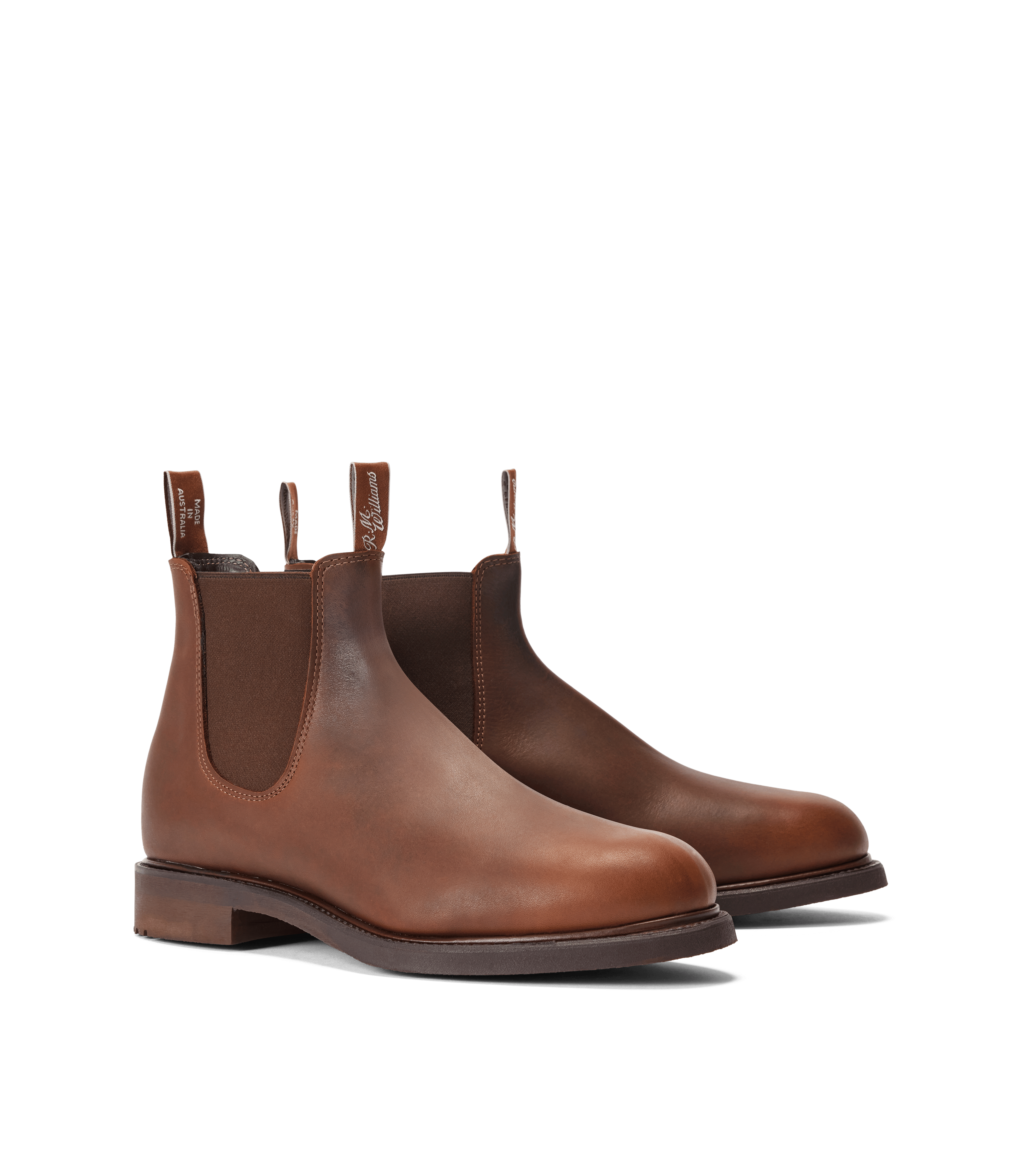 Gardener boot brown oiled leather