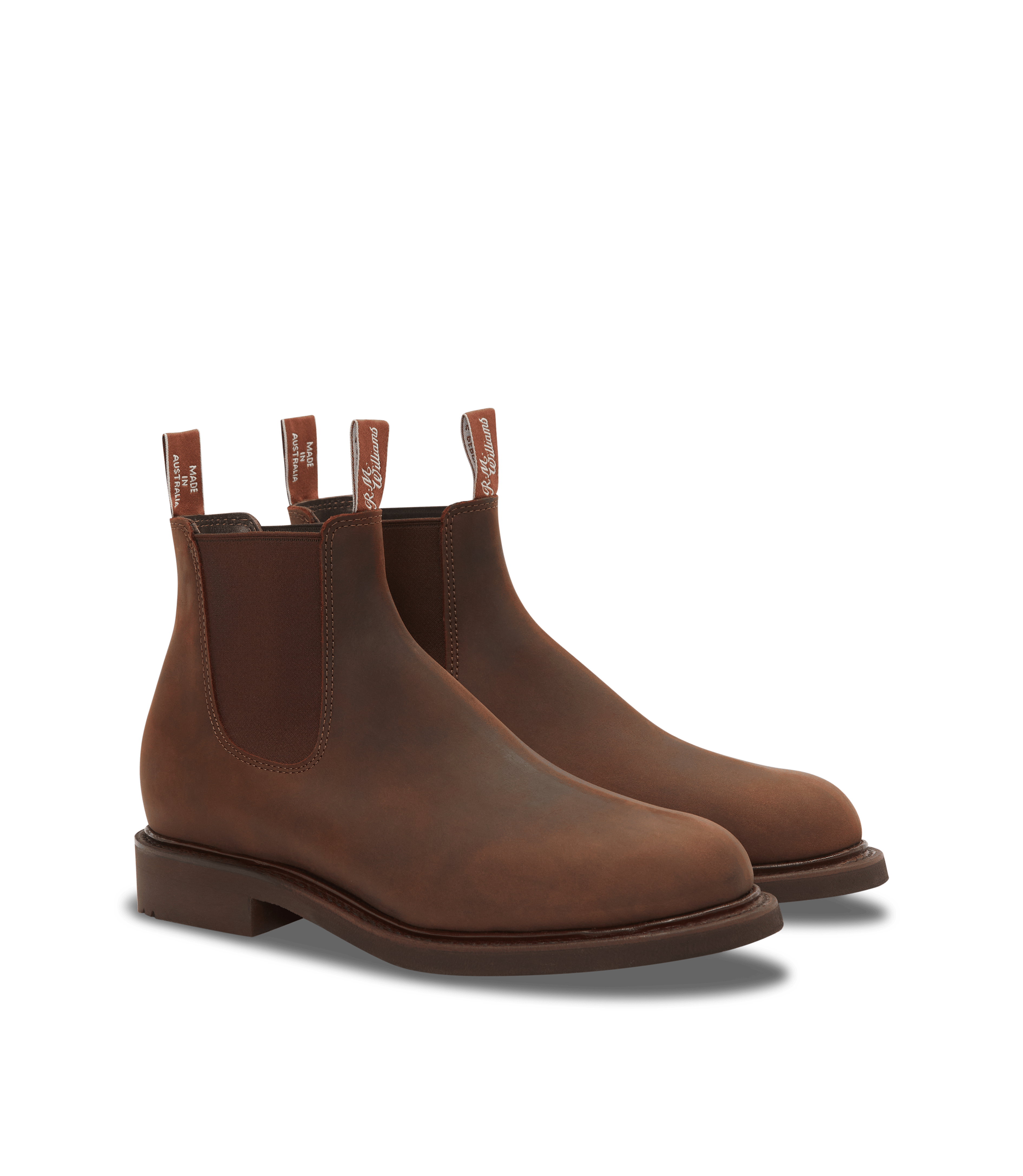 Gardener boot bark oiled nubuck leather