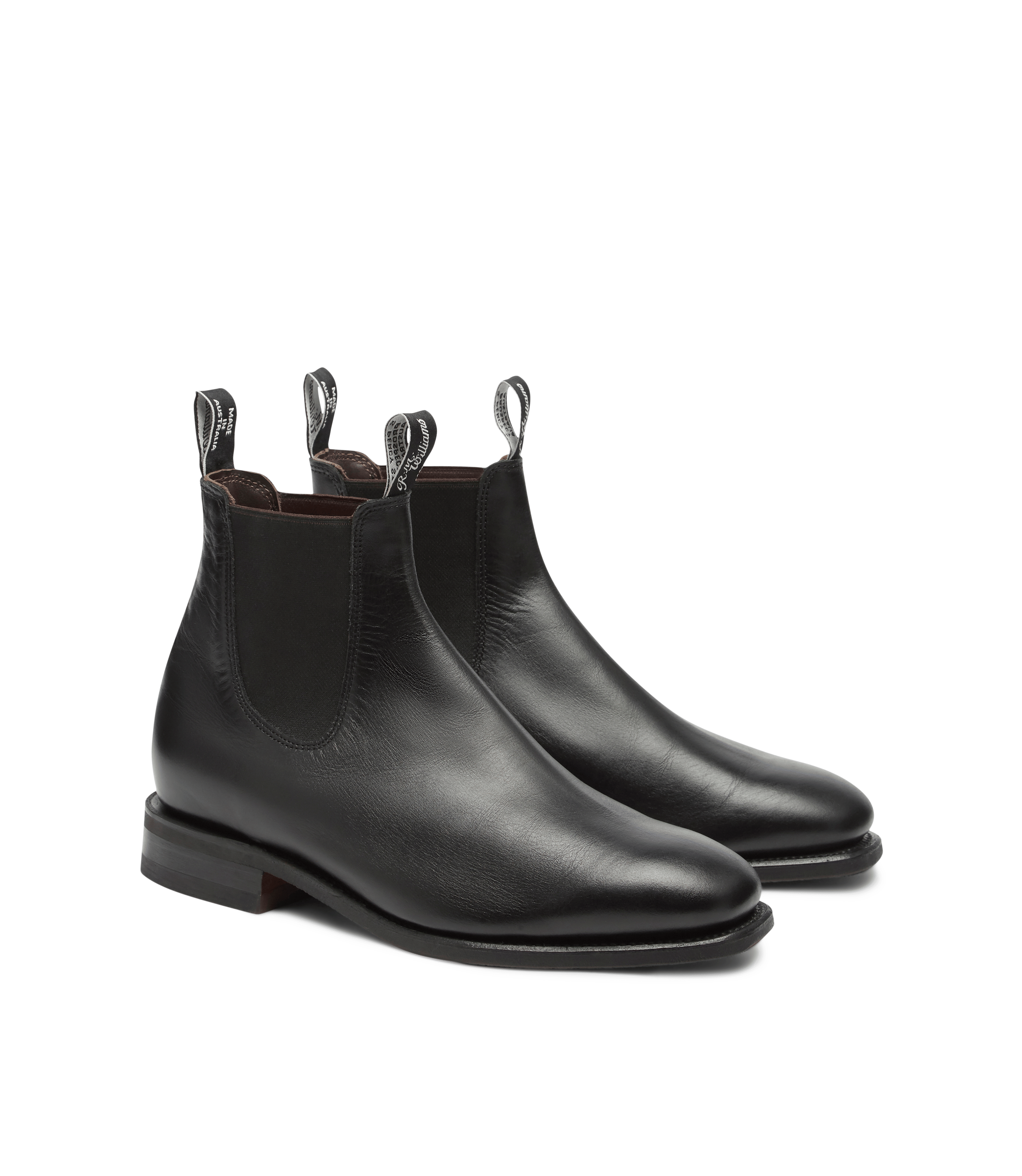 Tambo boot black yearling leather