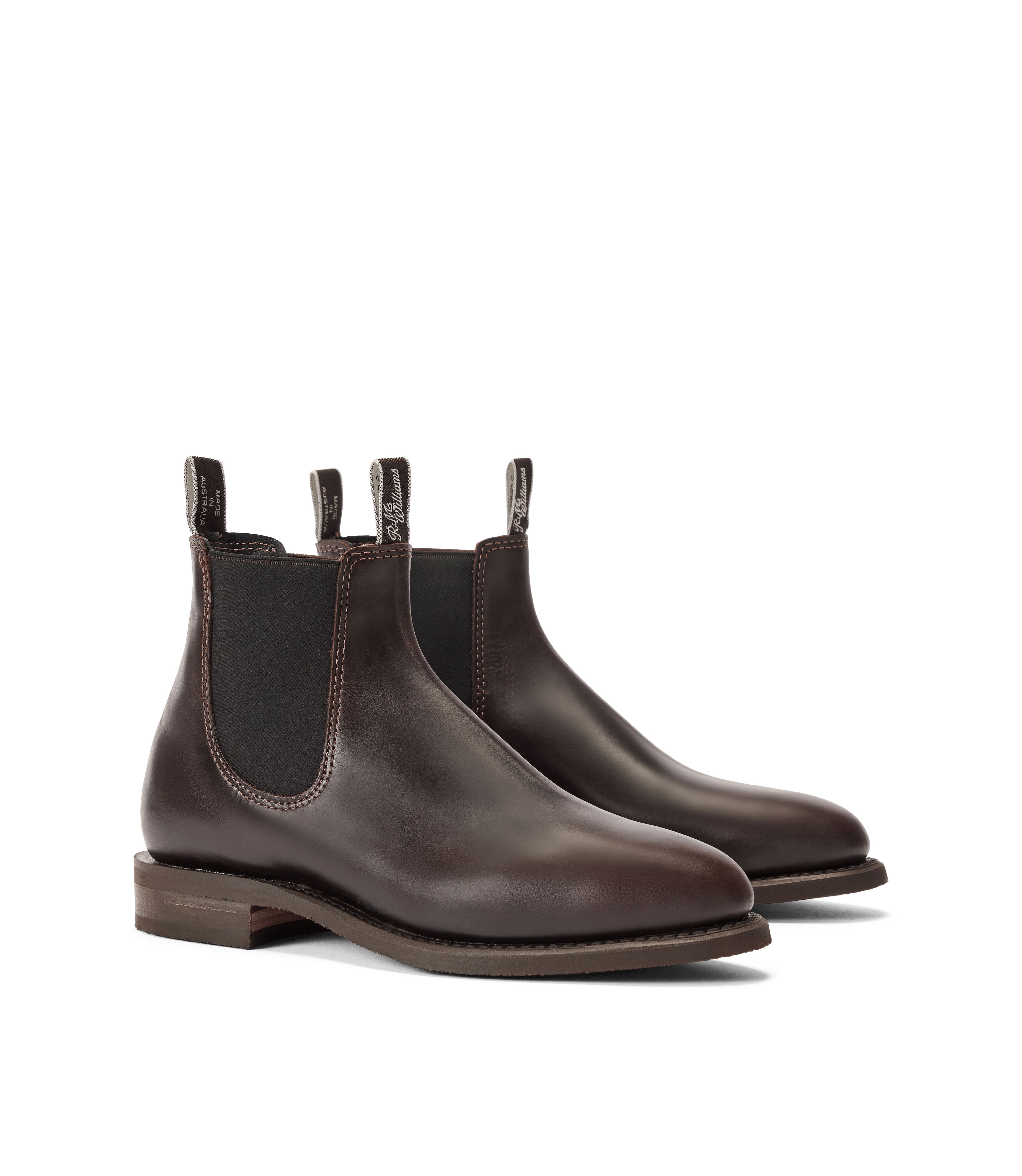Moriarty boot chocolate pull - up leather