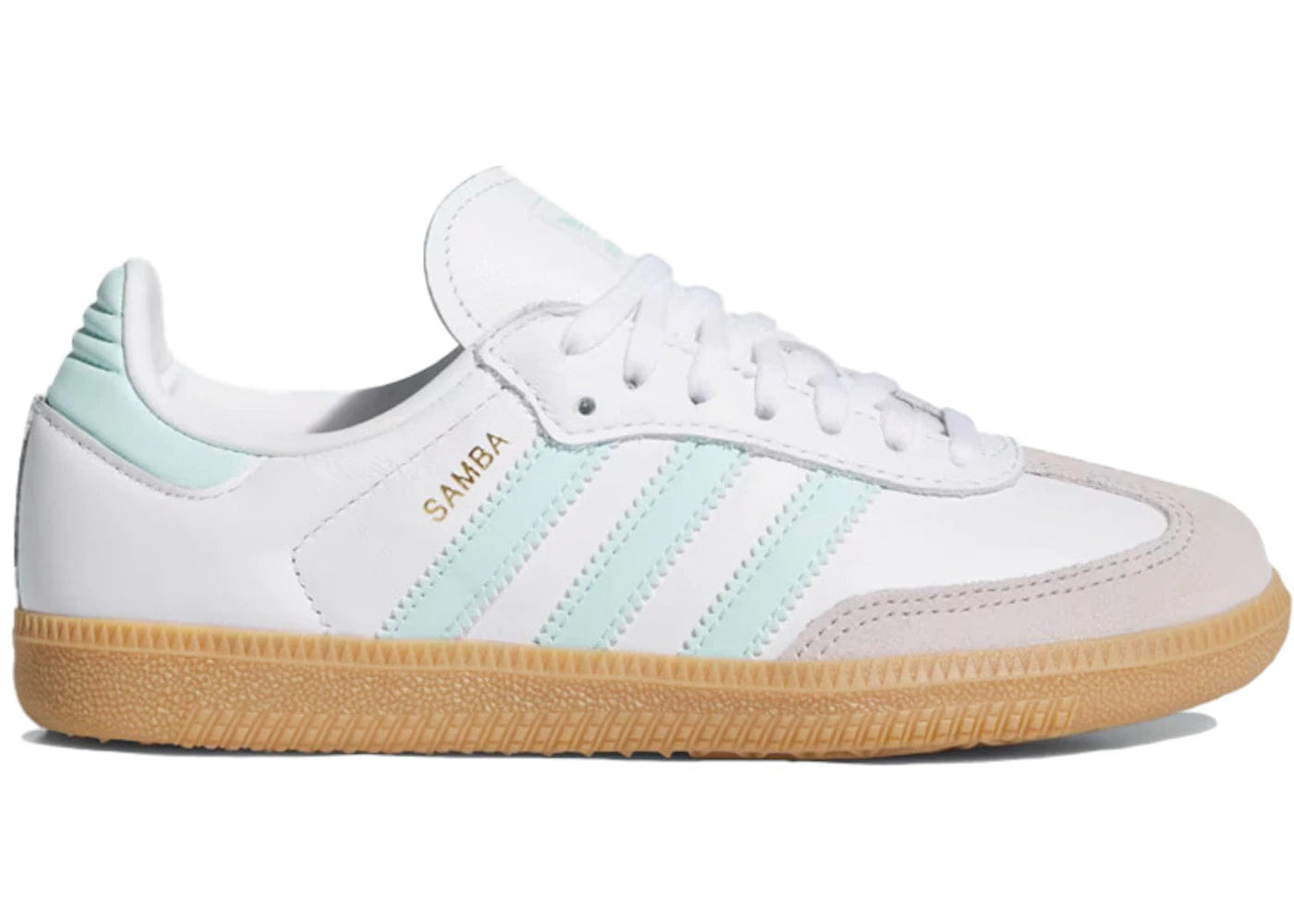 Adidas Samba Og White Semi Flash Aqua Gs