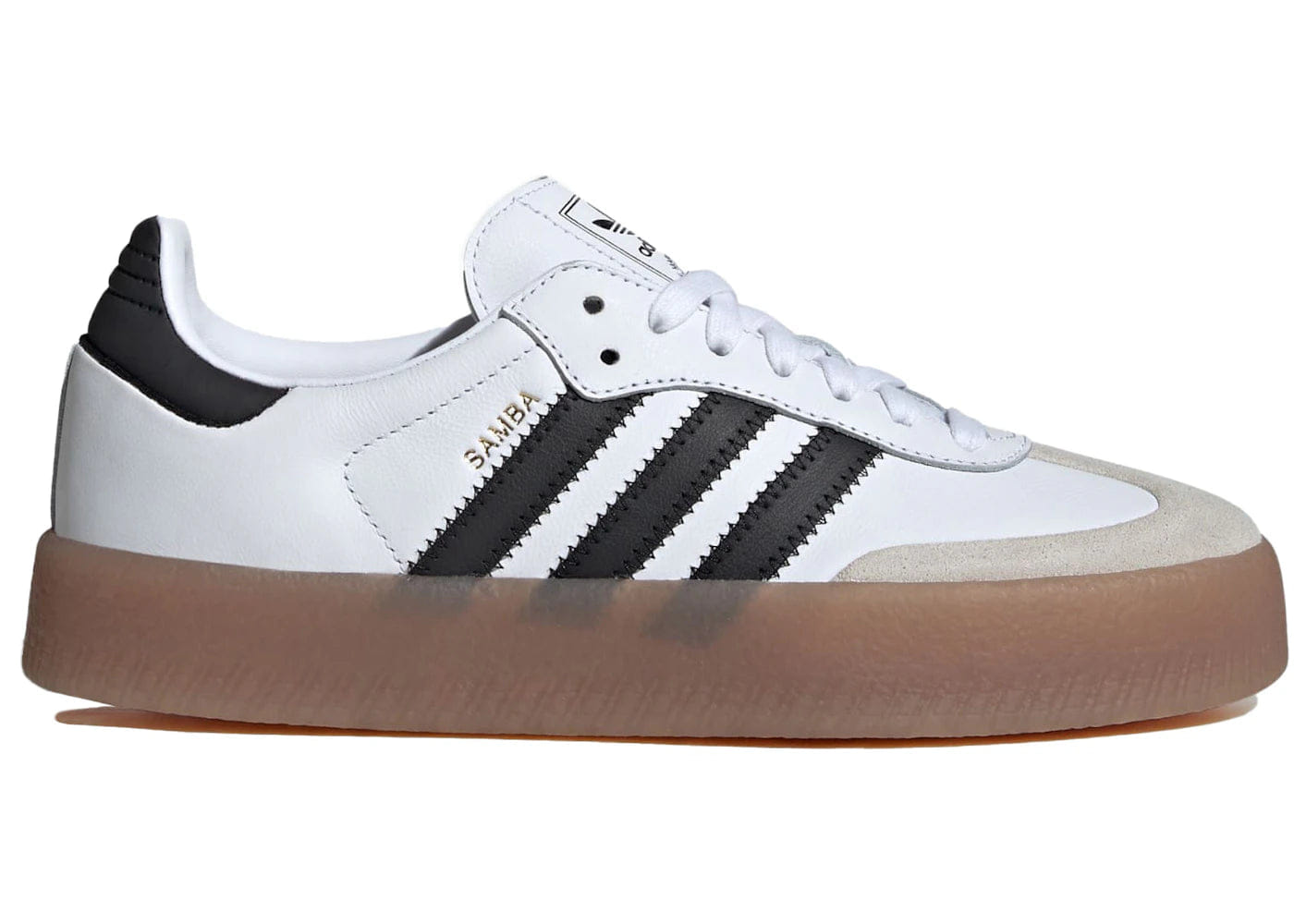 Adidas Sambae Cloud White Metallic Gold Womens