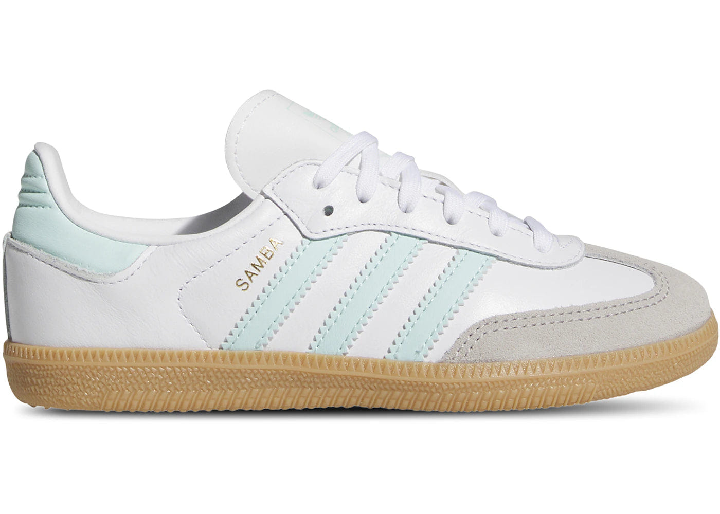 Adidas Samba Og Cloud White Semi Flash Aqua Gum Ps