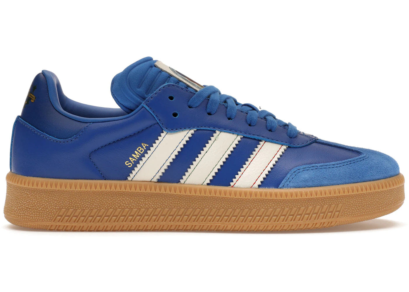 Adidas Samba Xlg Blue White Gum