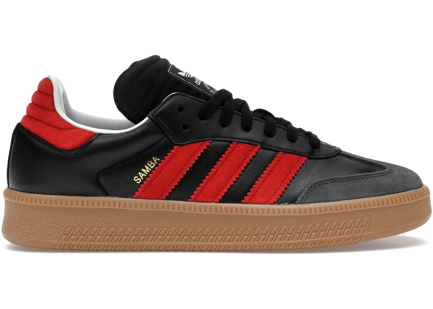 Adidas Samba Xlg Core Black Better Scarlet