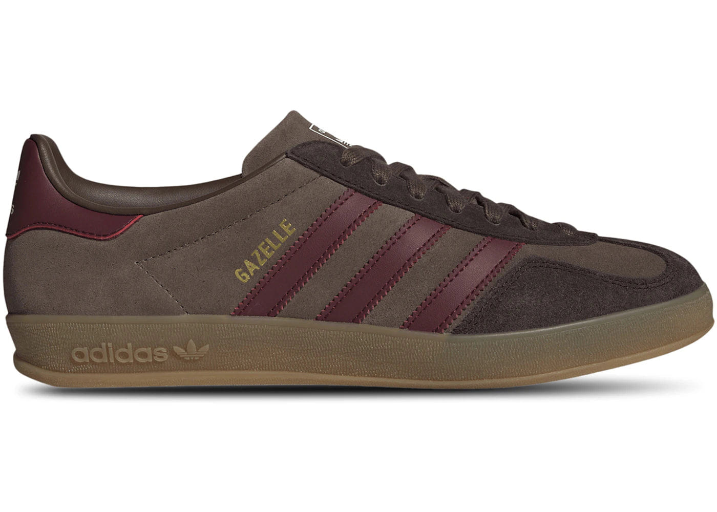 Adidas Gazelle Indoor Earth Strata Shadow Red