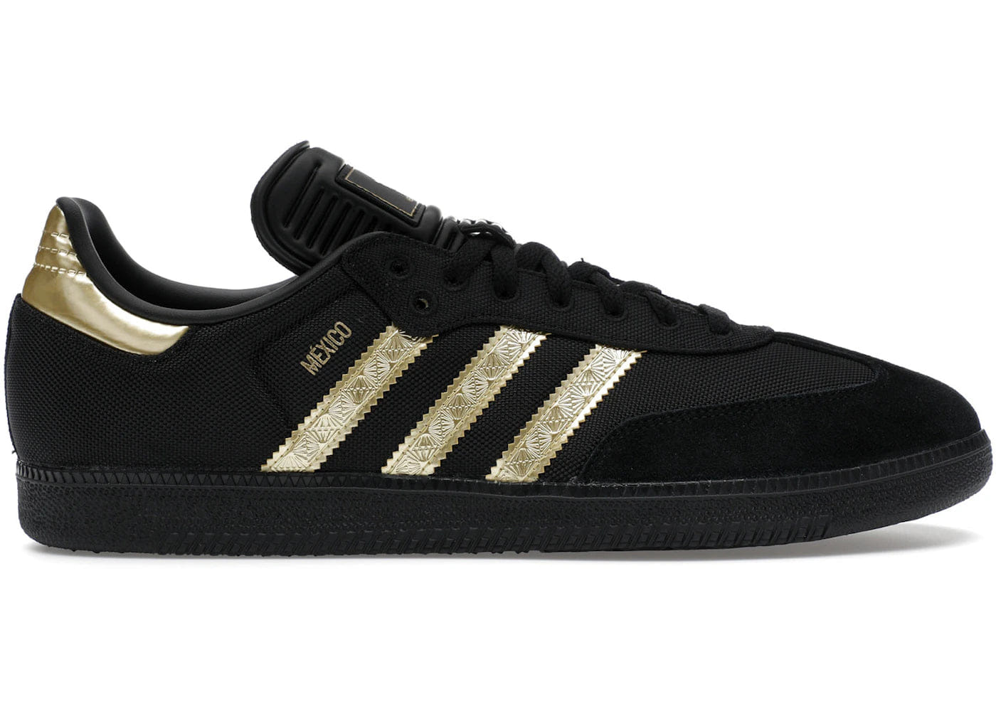 Adidas Samba Og Mexico Black Gold Metallic
