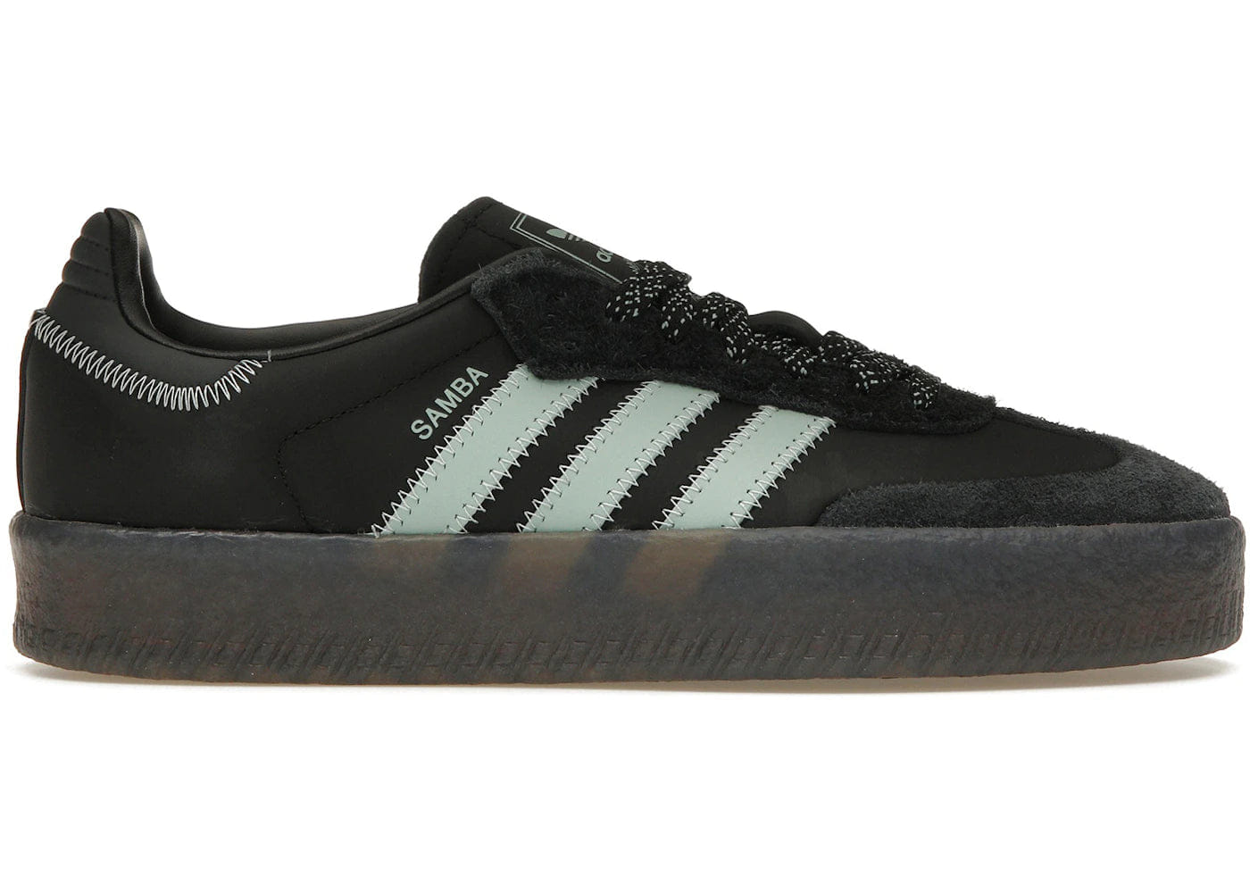Adidas Sambae Core Black Haze Green Womens