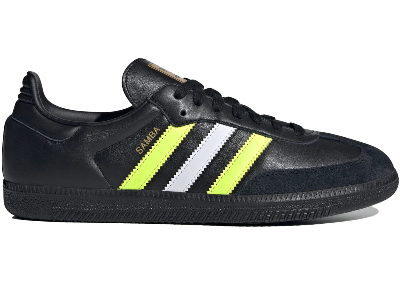 Adidas Samba Og Core Black Solar Yellow