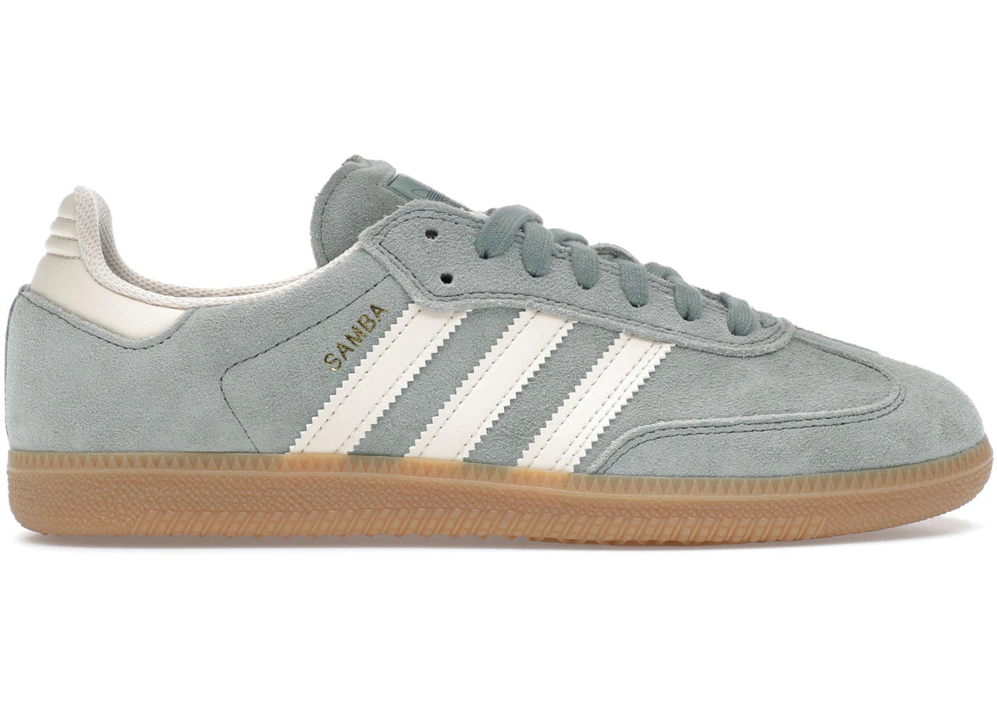 Adidas Samba Silver Green Wonder White