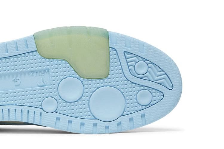 OFF-WHITE Out Of Office OOO 30 MM Low Tops White Blue