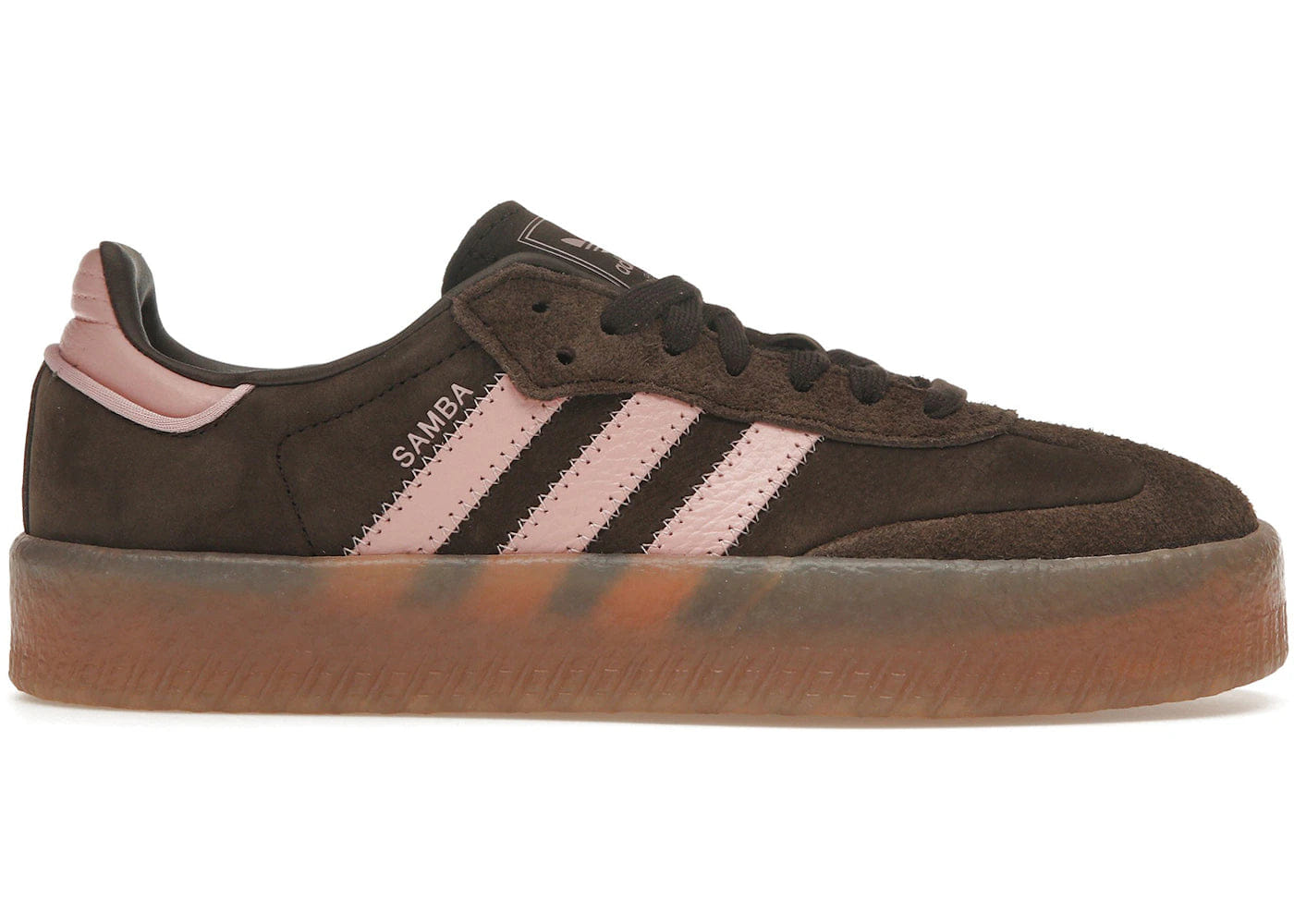 Adidas Sambae Dark Brown Wonder Mauve Womens
