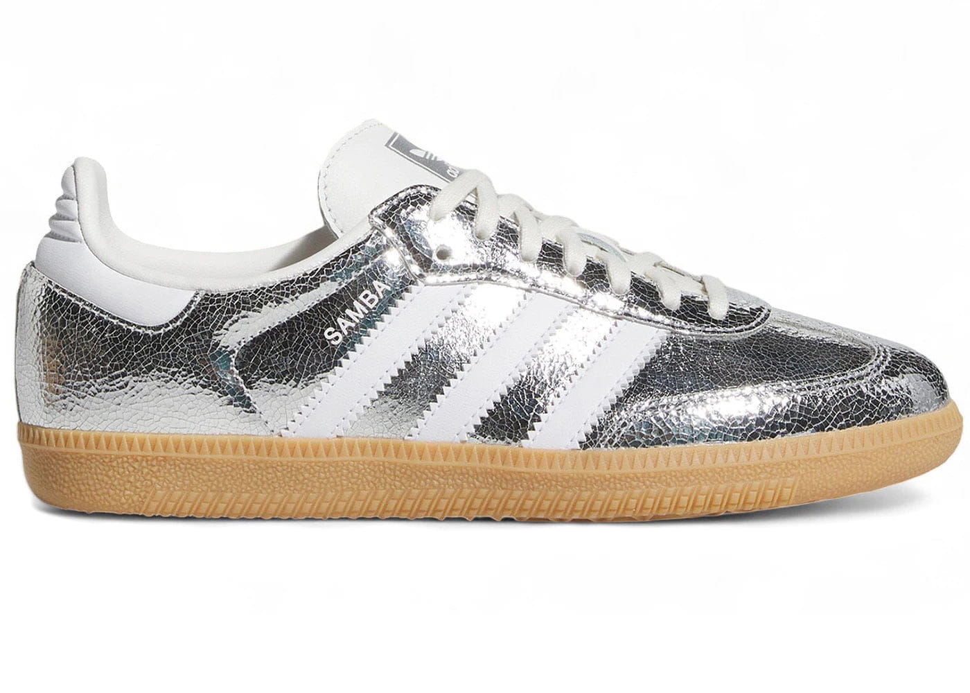 Adidas Samba Og Silver Metallic Cloud White Gs
