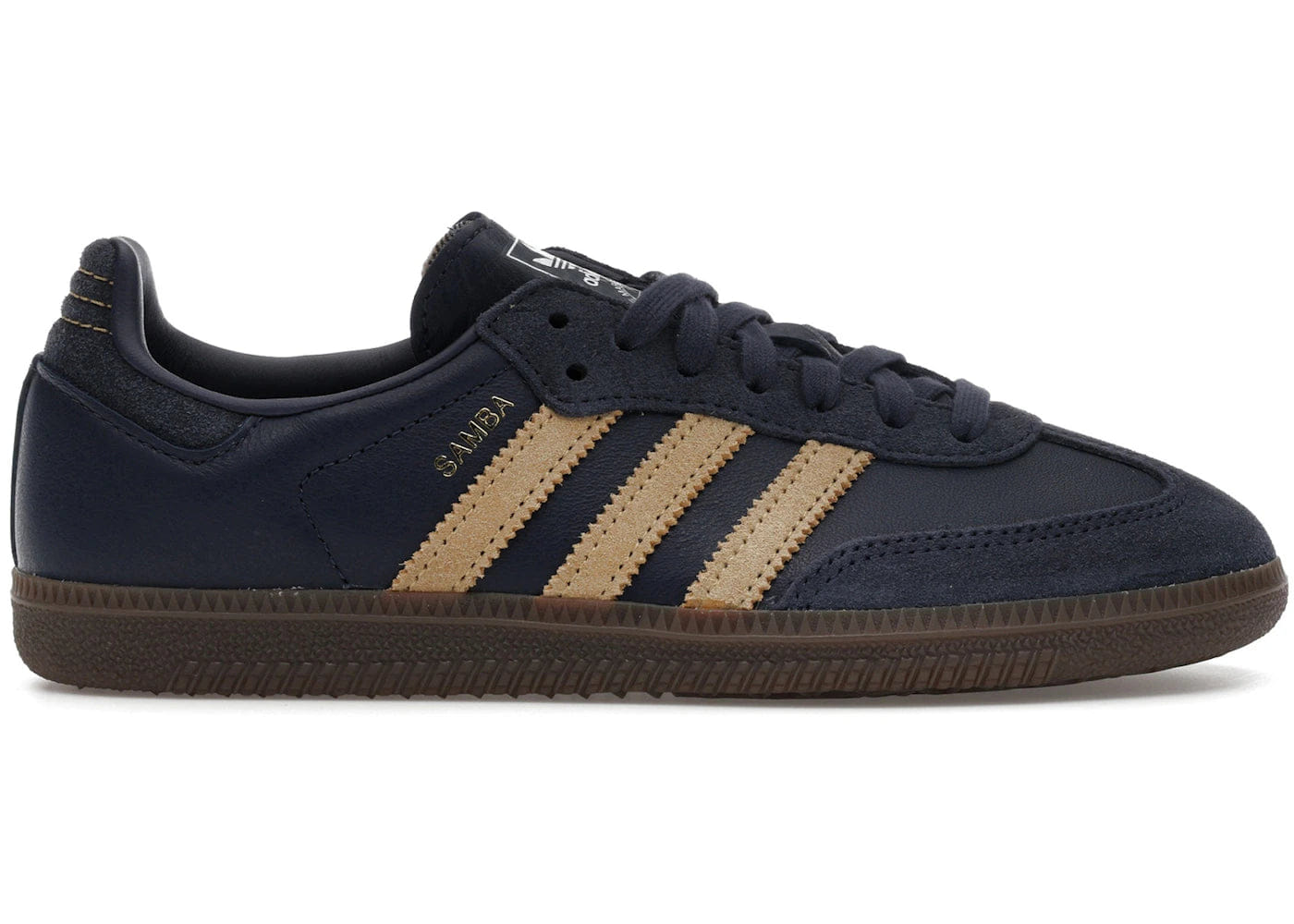 Adidas Samba Og Shadow Navy Golden Beige