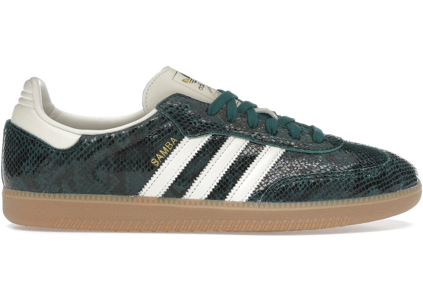 Adidas Samba Og Snakeskin Collegiate Green Womens
